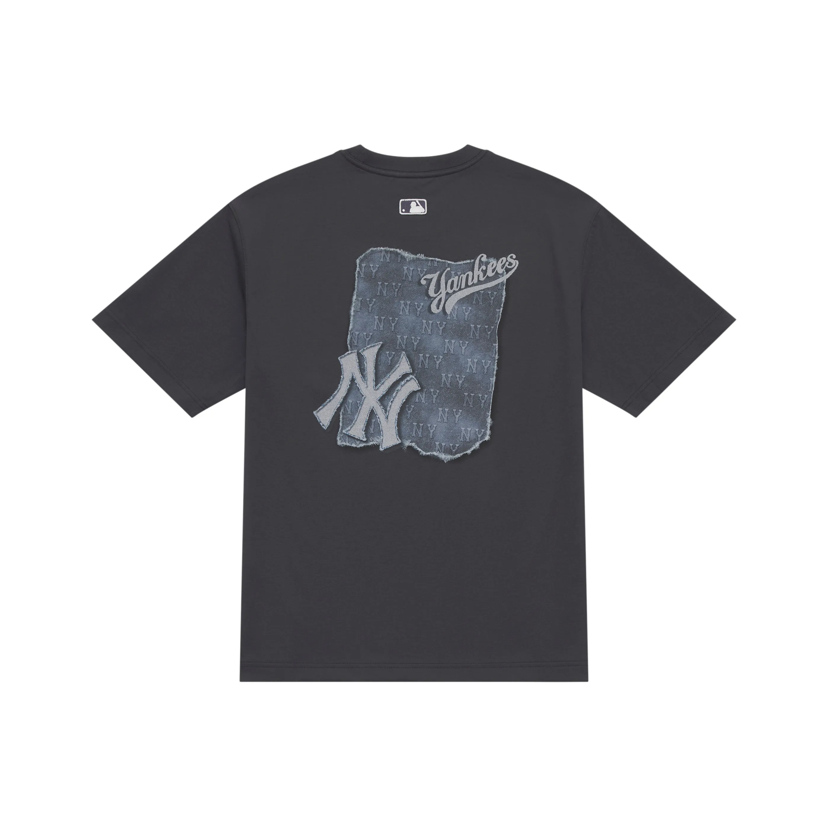 MLB MONOGRAM Collection New York Yankees SS25 T Shirt Unisex Charcoal Gray