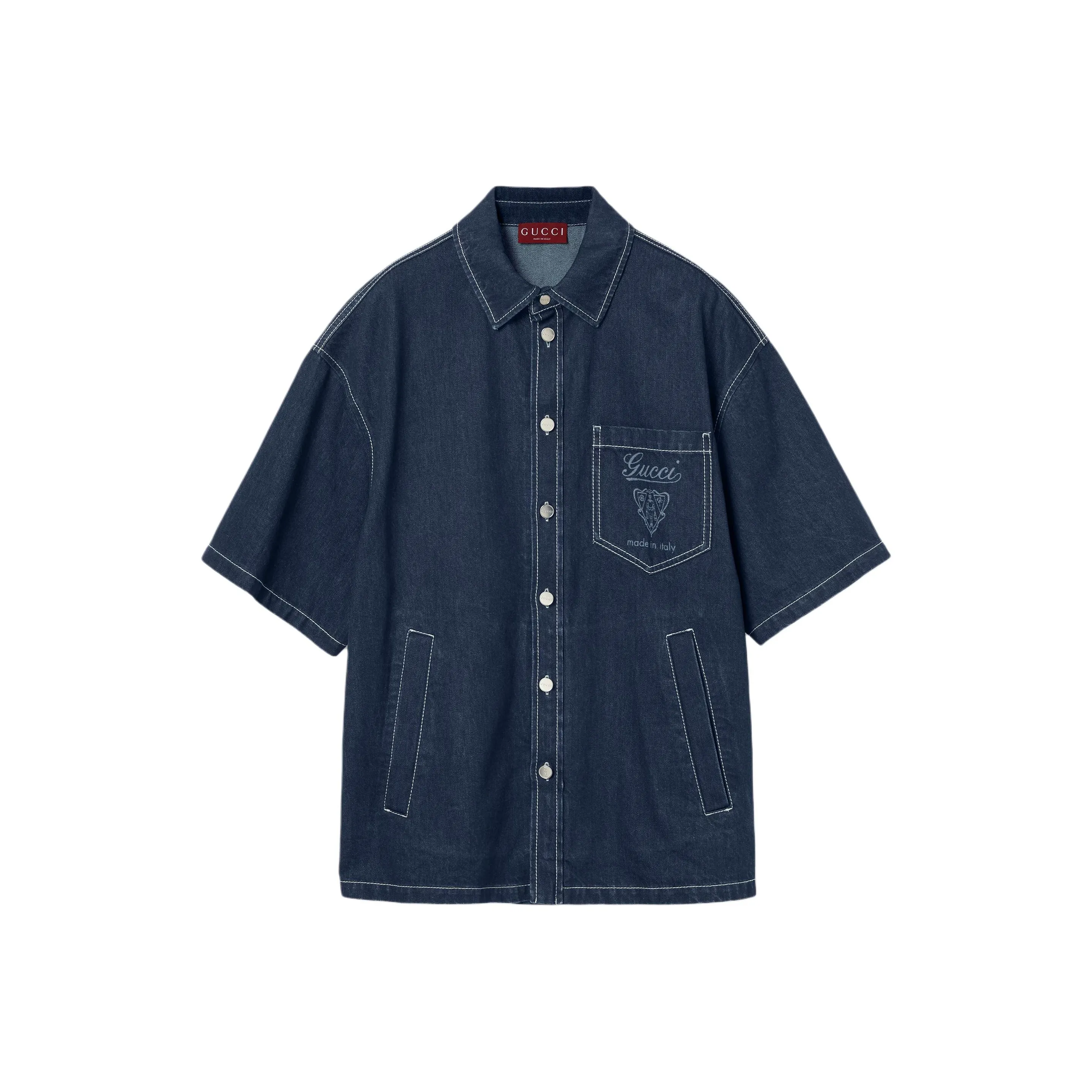 GUCCI Lasered Denim Shirt