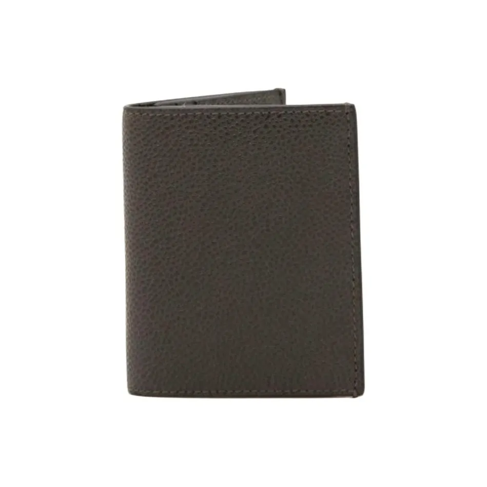 THOM BROWNE· Cow Leather Wallet Men
s Dark Brown