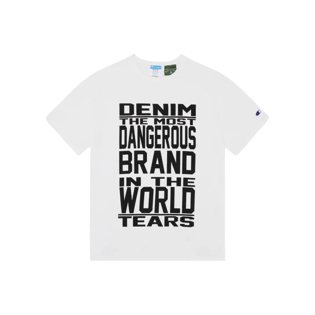 Denim Tears x Champion T Shirt Unisex White