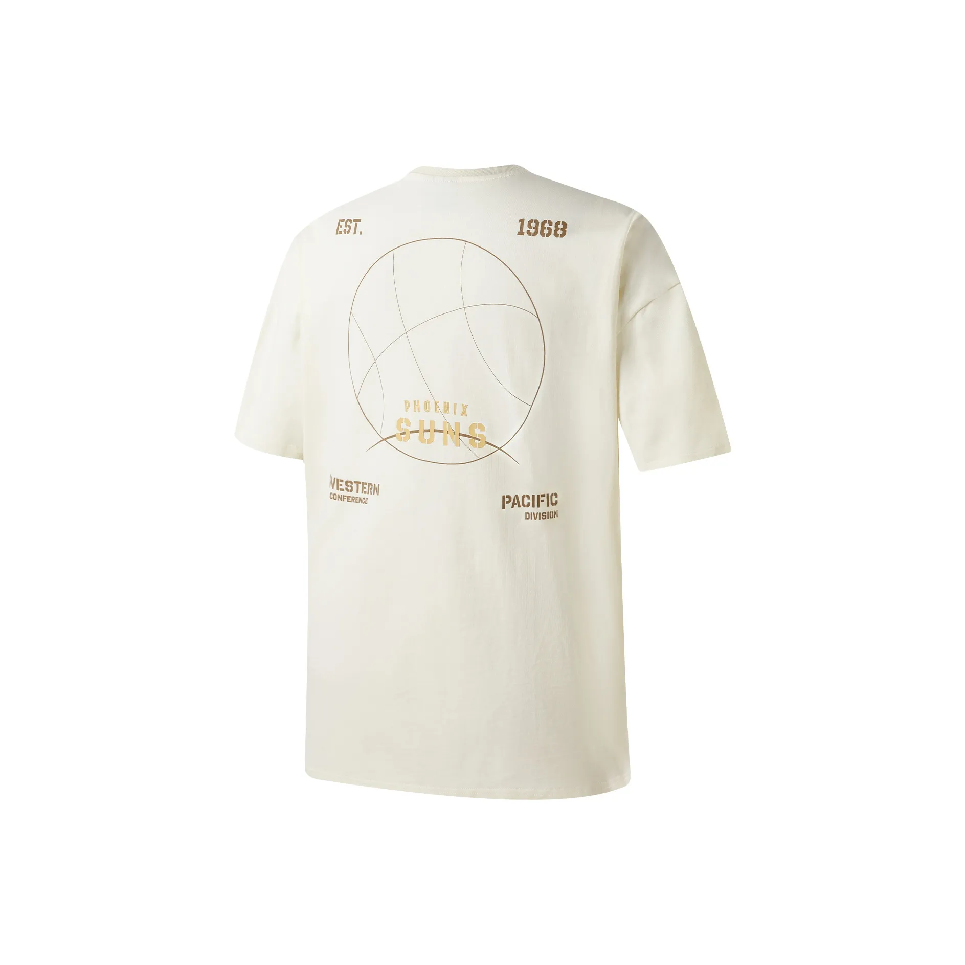 NBA Phoenix Suns Team Culture Collection T Shirt Unisex Ivory White
