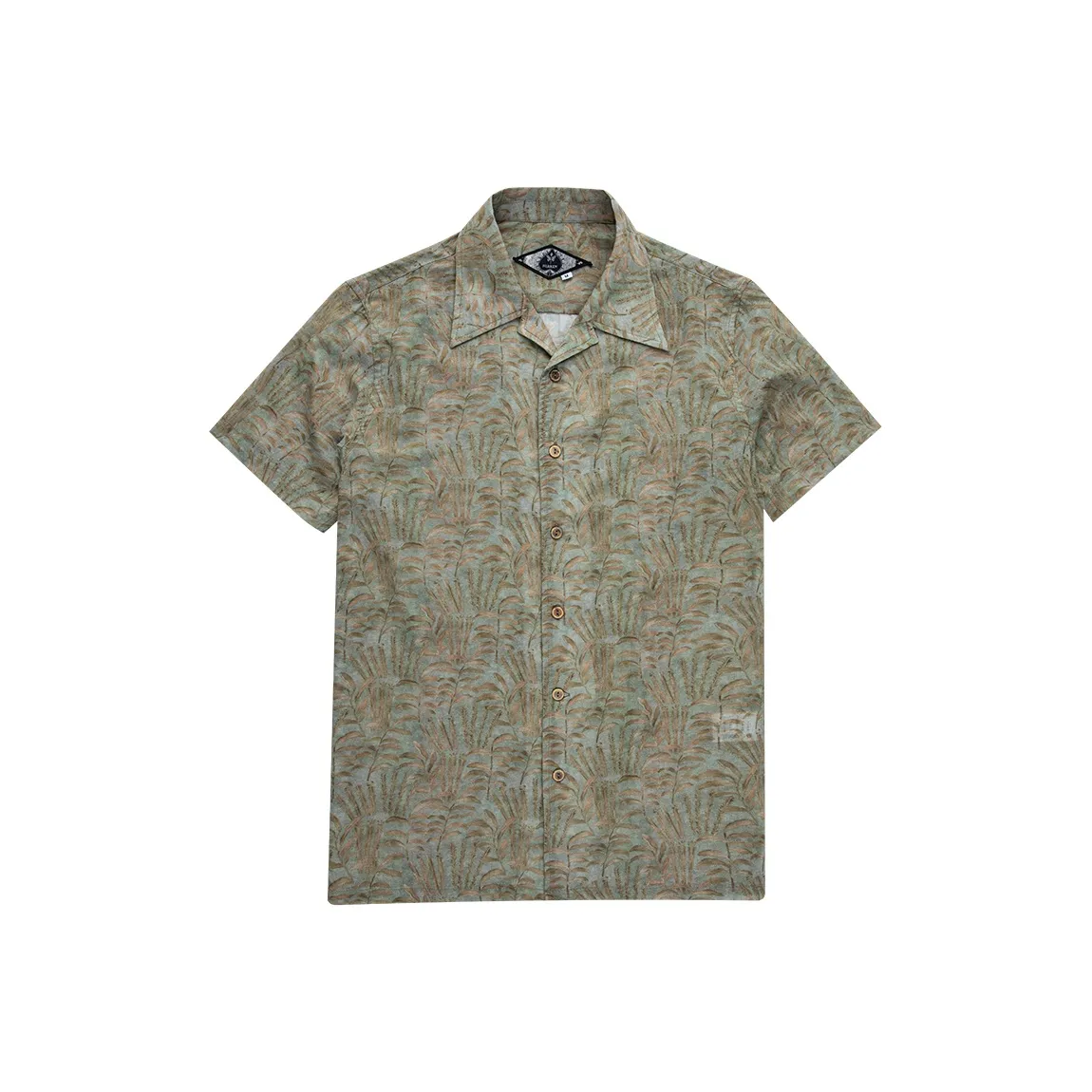 SOARIN YUPPIE Лето Рубашка Стандарт Мужской Thriving Зеленый