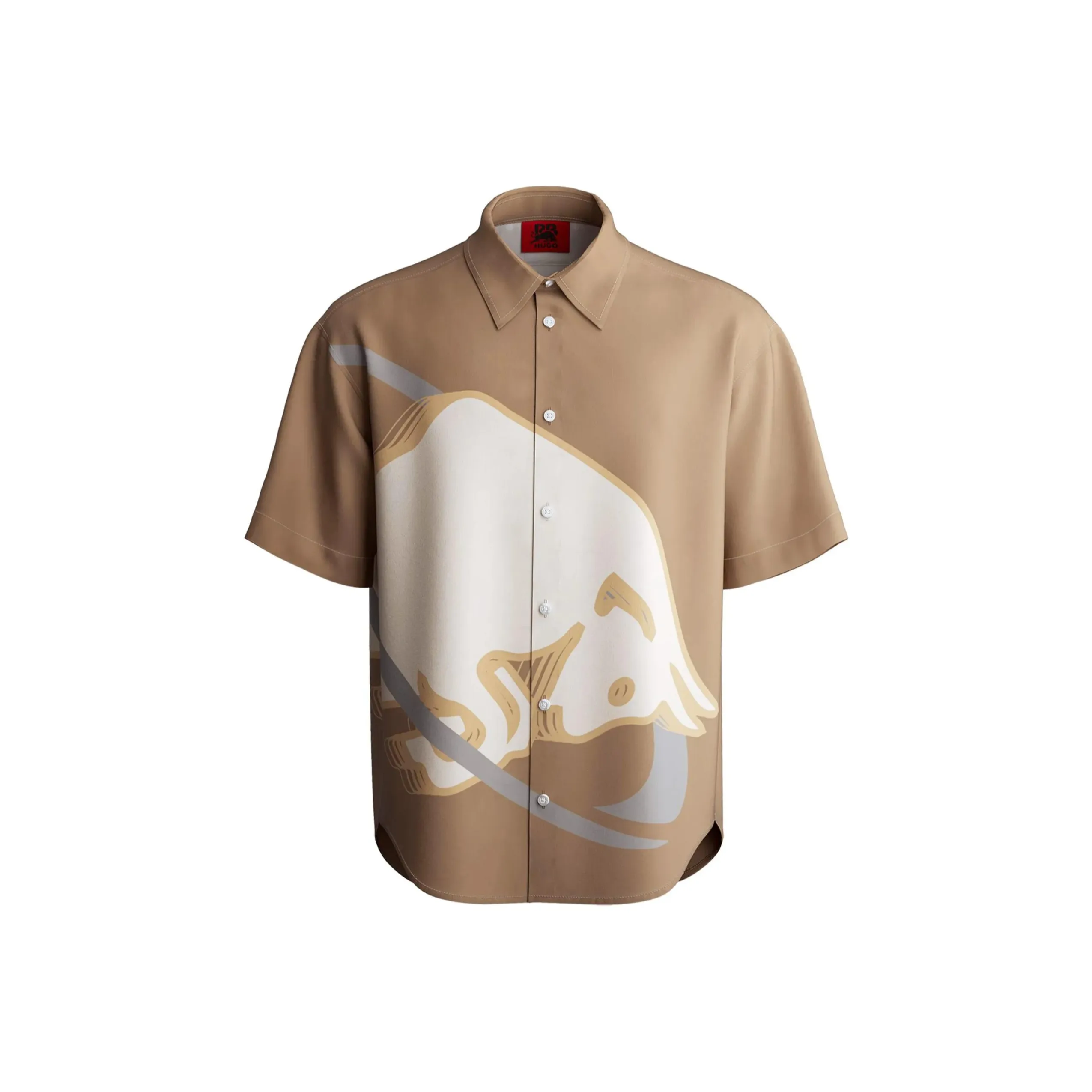Hugo Boss x XRB Рубашка Мужская Светло-Коричневая