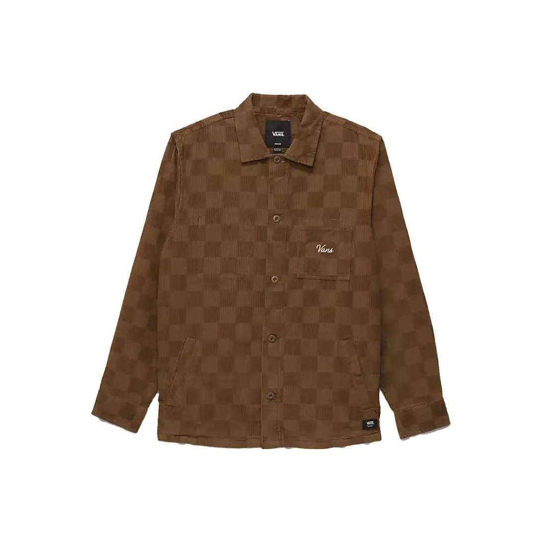 Vans Woll Shirts Men's Brown
