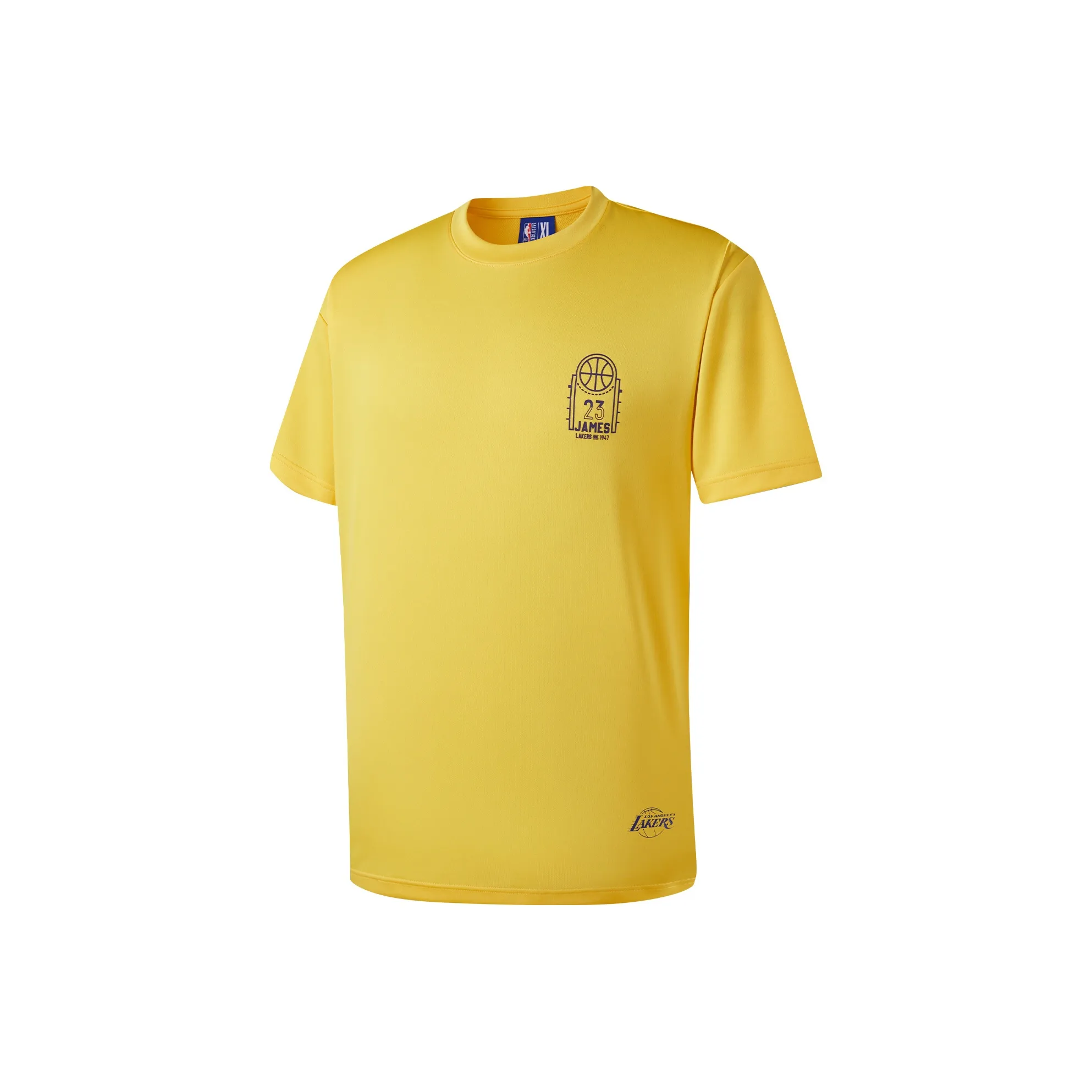 NBA Los Angeles Lakers T Shirt Unisex Yellow