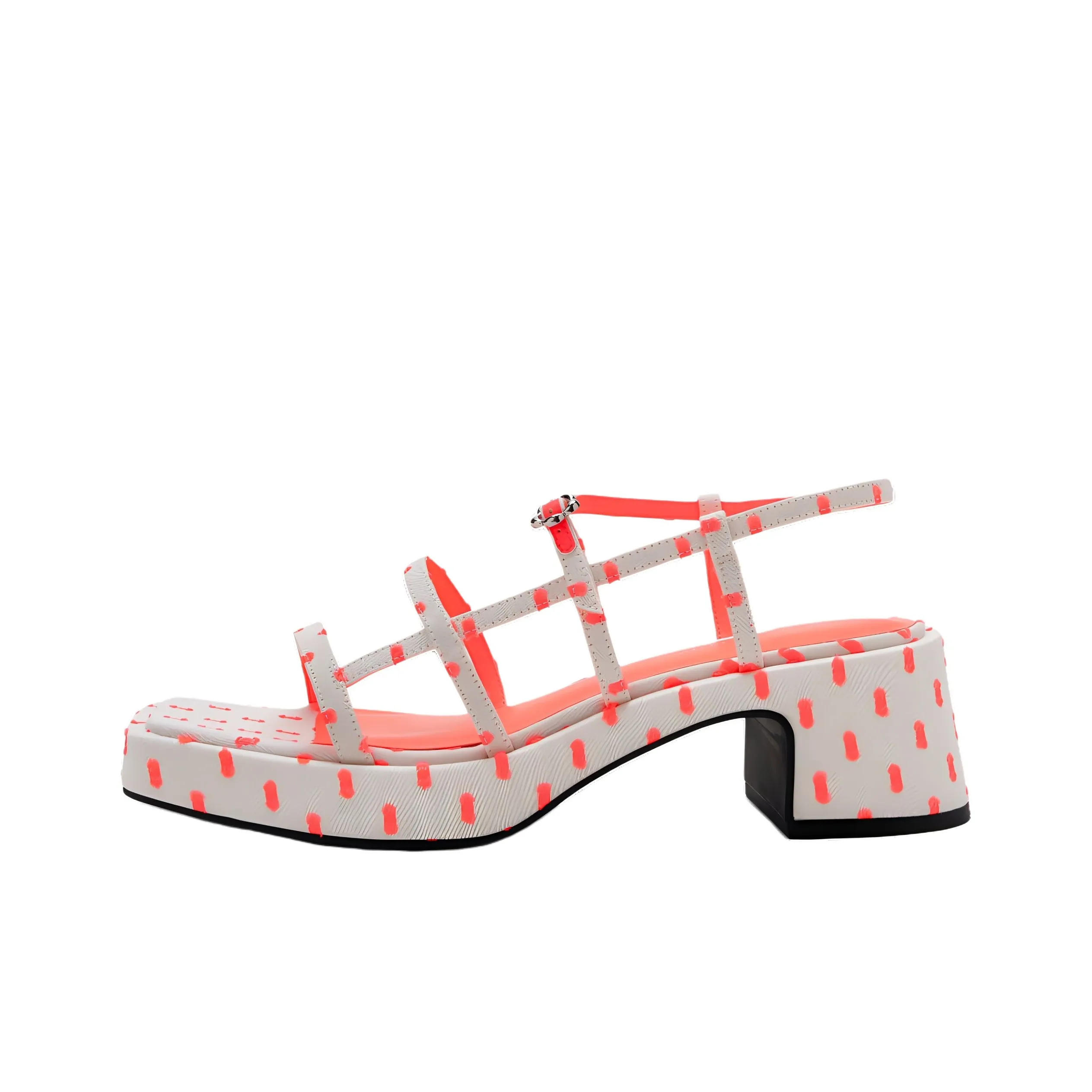 CHARLES KEITH One Ремешок Сандалии 5,8 см Женские Розовые