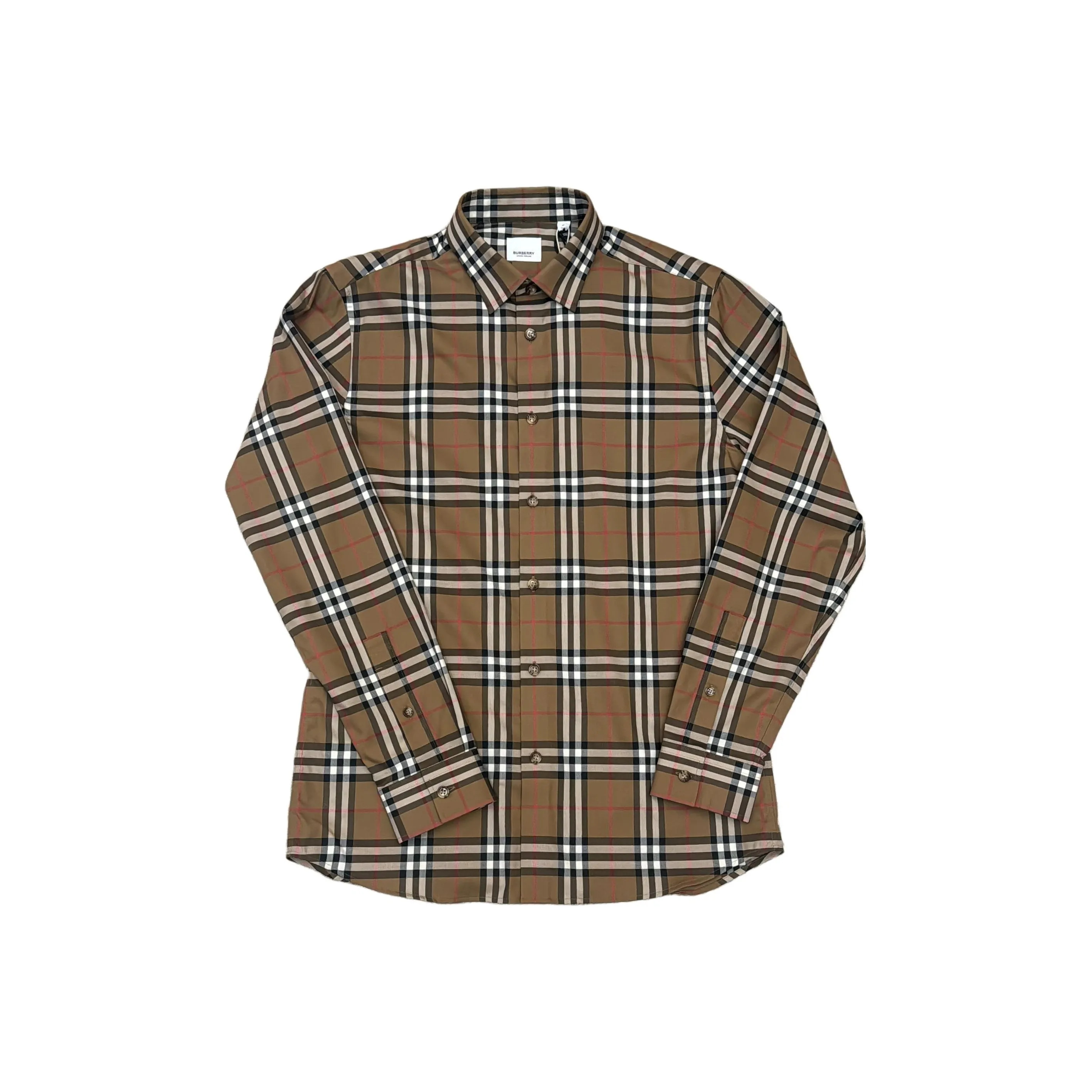 Burberry Shirts Men's Brown