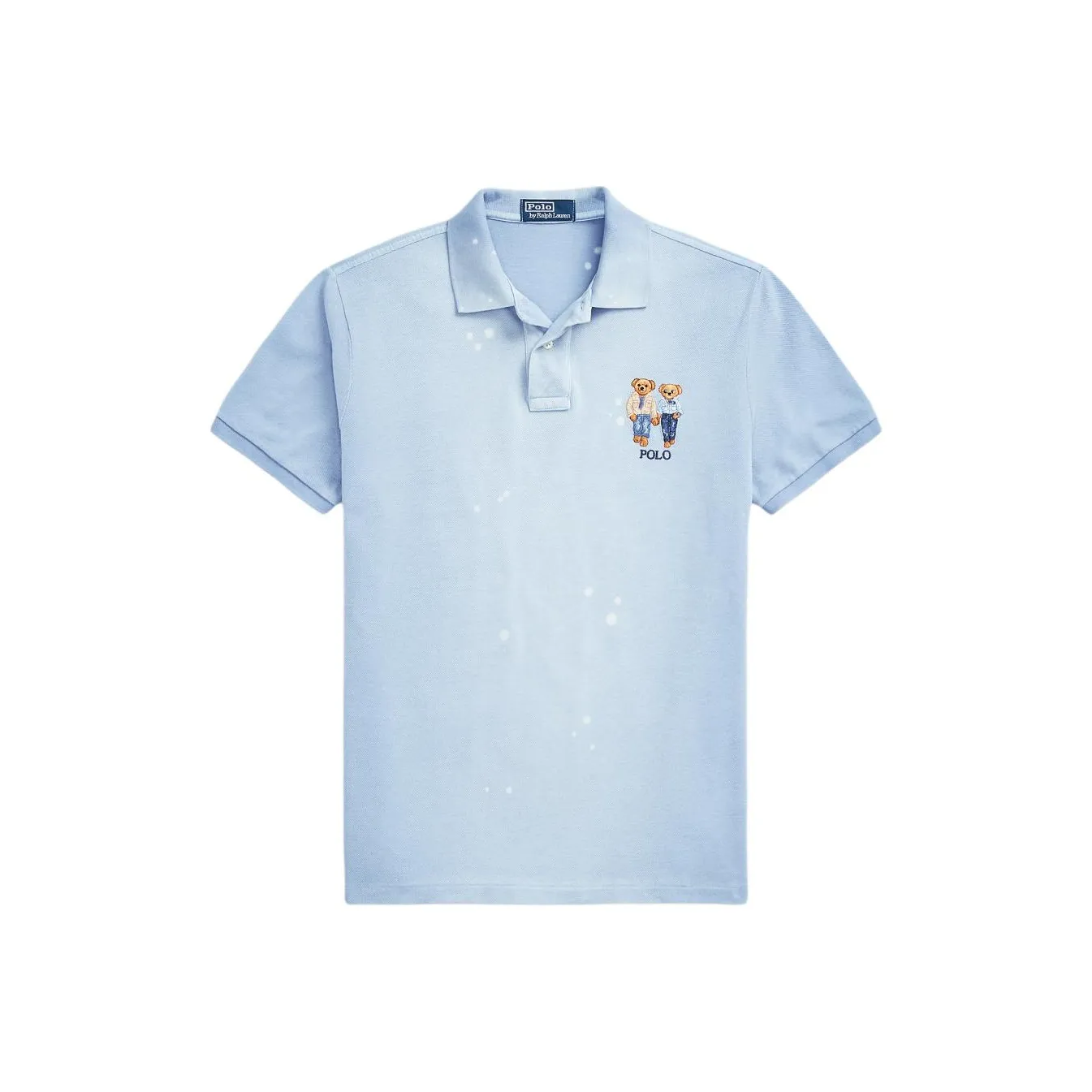 Polo Ralph Lauren SS24 Мужское поло цвет синий материал шамбре