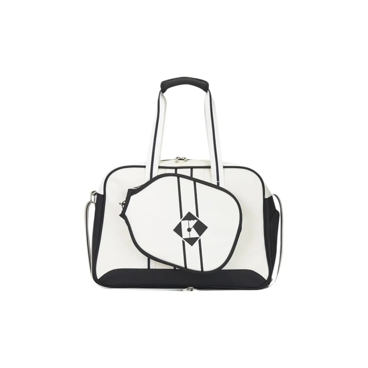 KUMPOO Сумка для бадминтонной ракетки сумка через плечо белый и черный унисекс