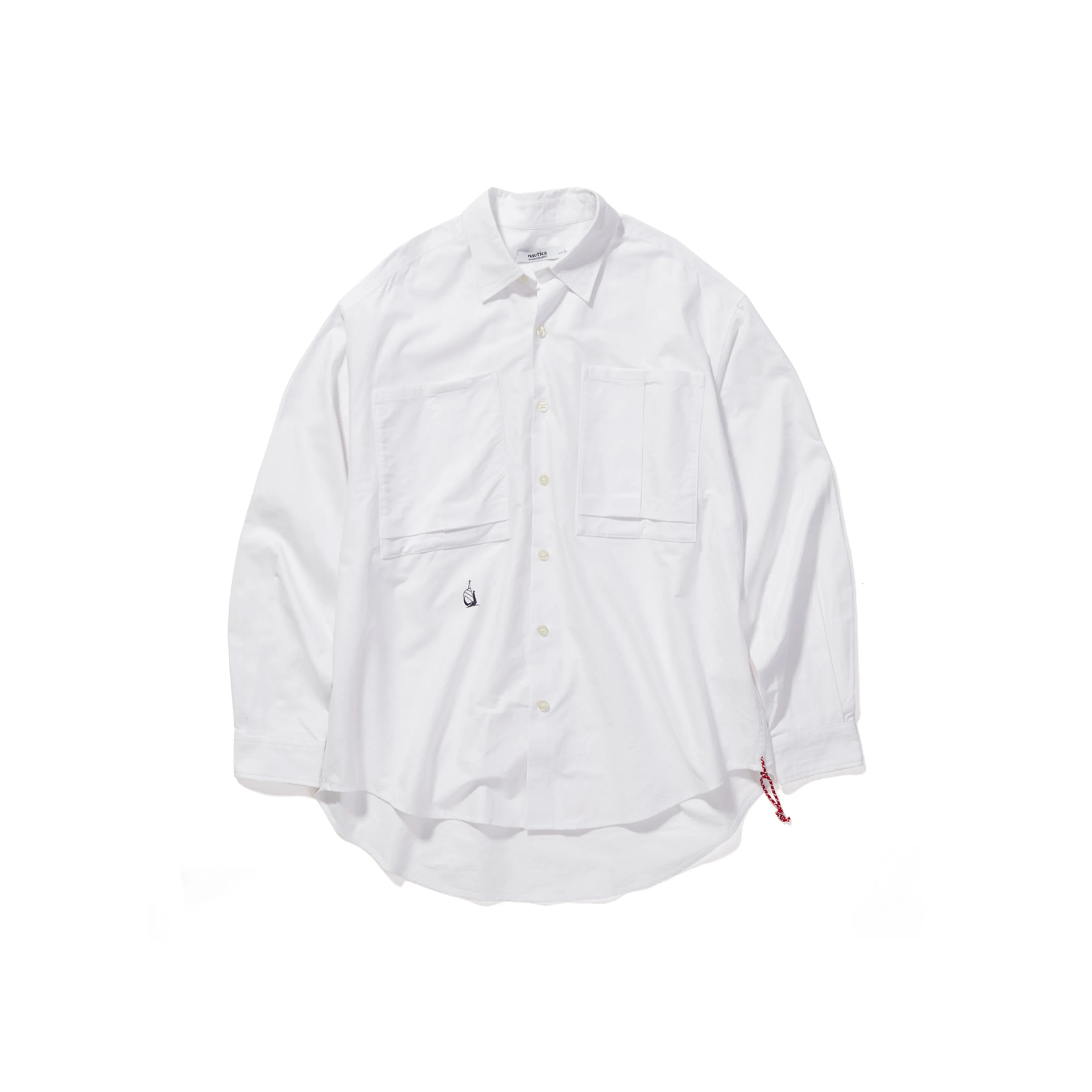 Nautica White Sail Рубашка Унисекс Белый