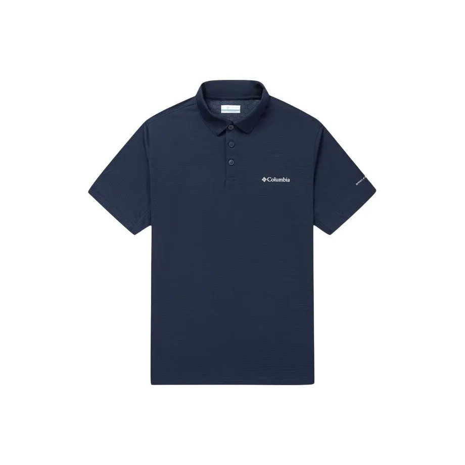Columbia Polo Shirts Men's Blue