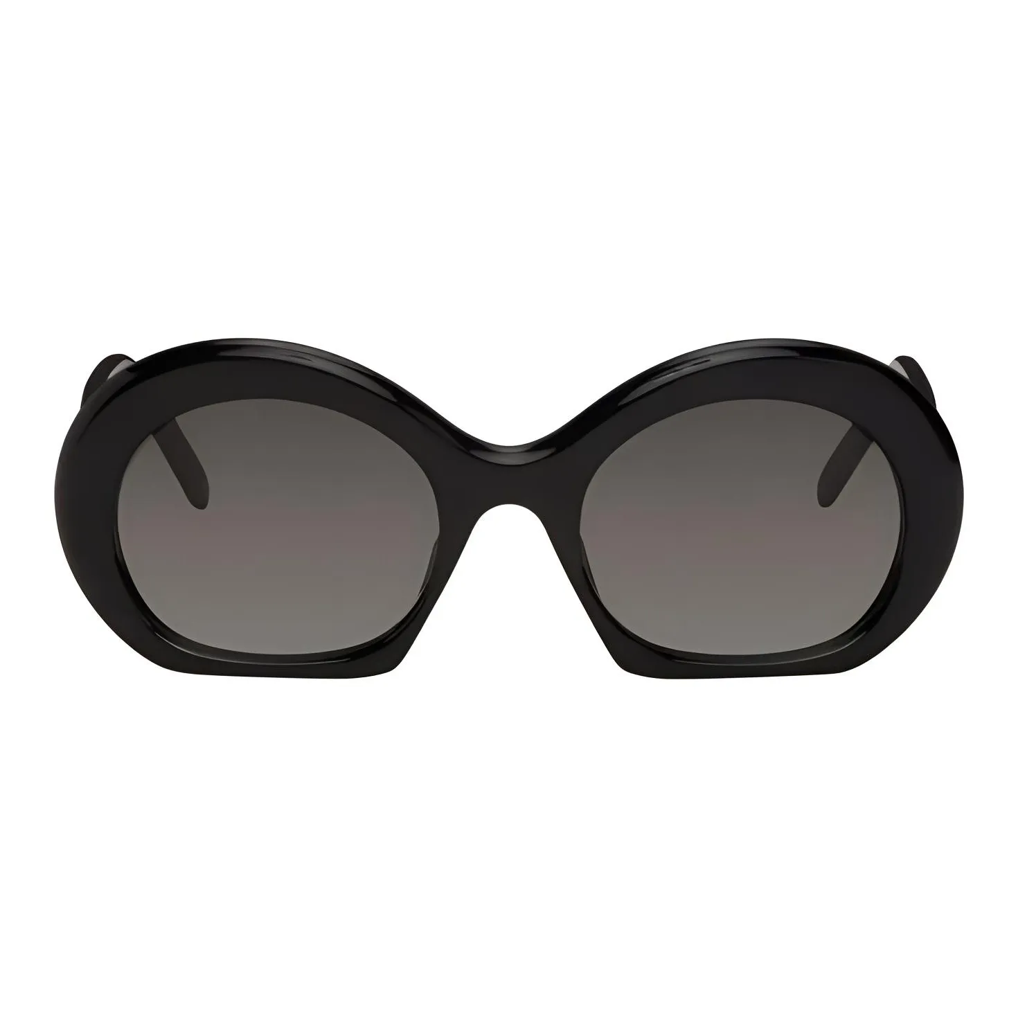 LOEWE Совместное издание Нерегулярная форма Солнцезащитные очки Мужской Черный