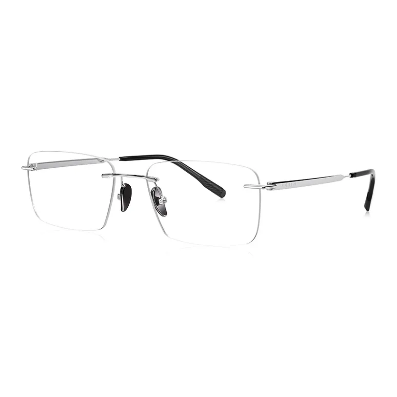 PARIM Титан Квадратные Оправы для Очков Мужские Белые