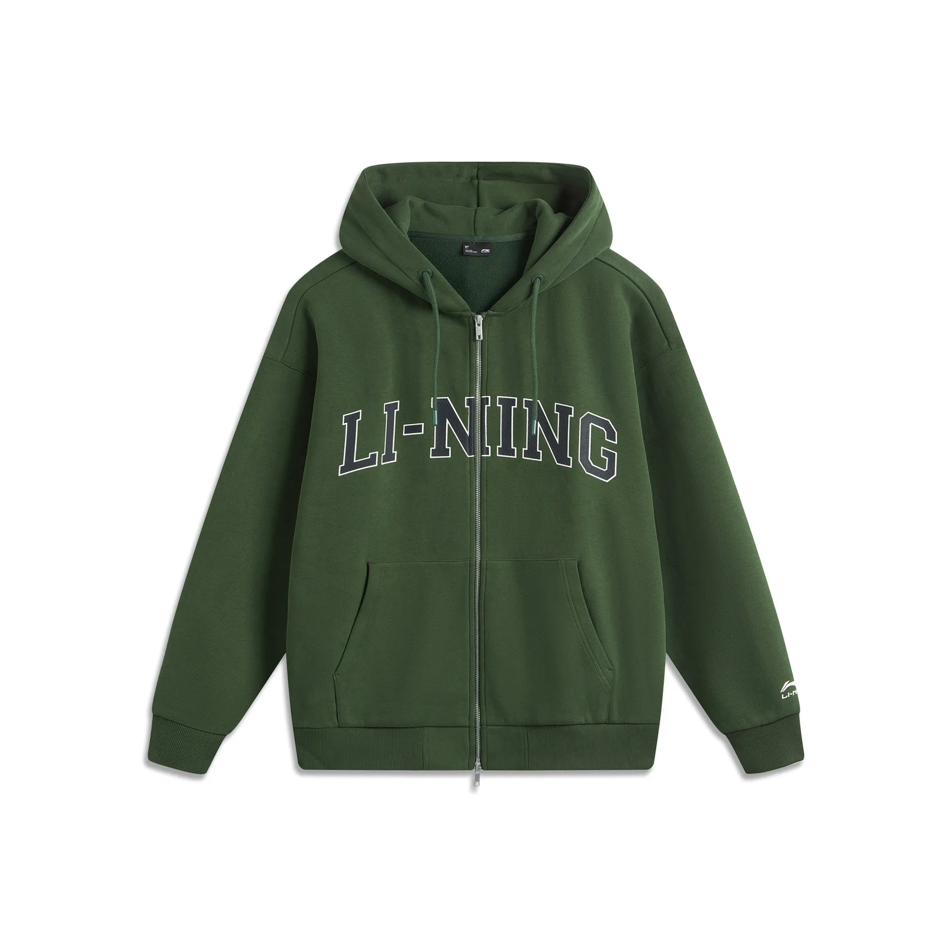 LINING Sports Life Collection Толстовка Унисекс Буро-зеленый