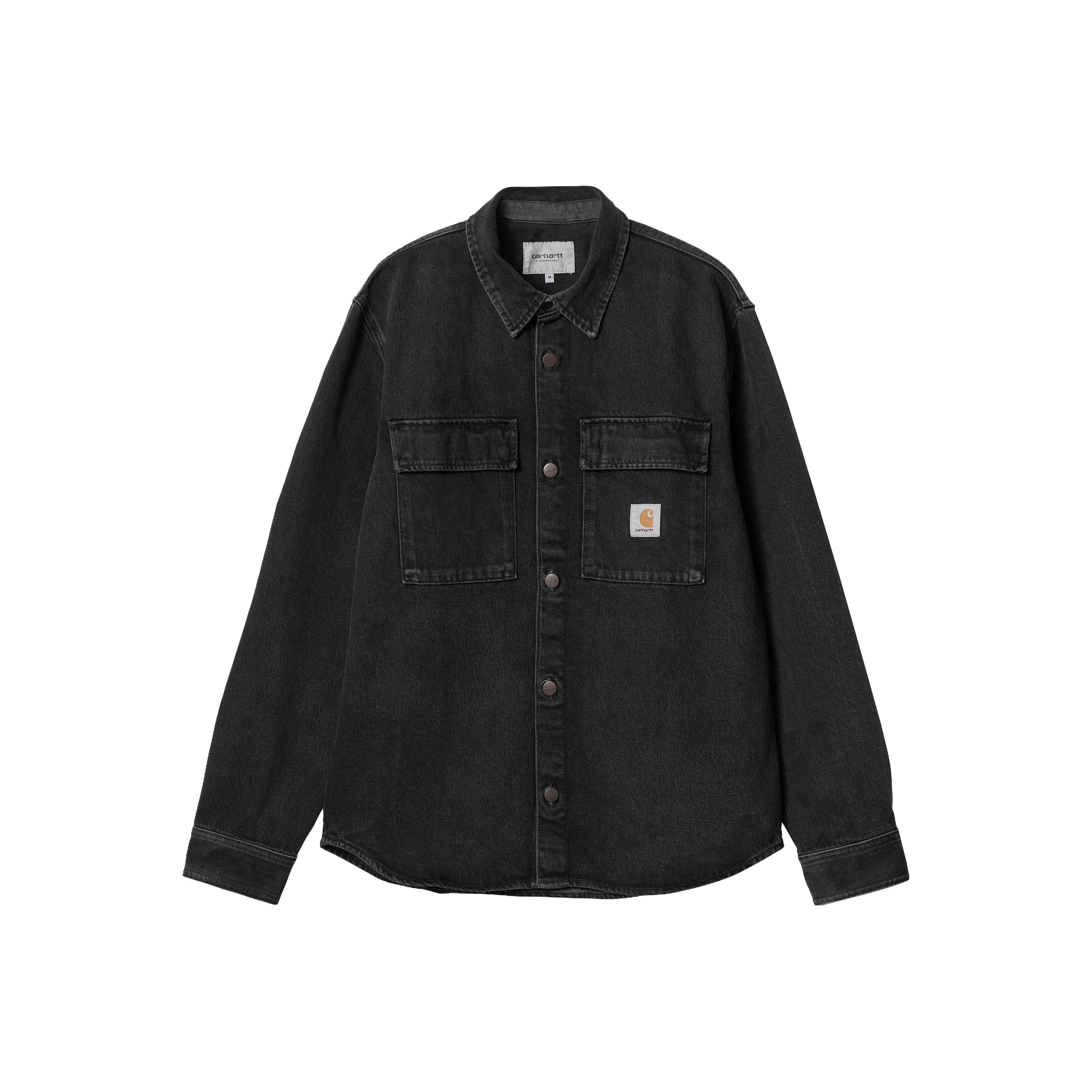 Carhartt WIP FW23 Tannin Series Shirts Men's Stonewashed Black
