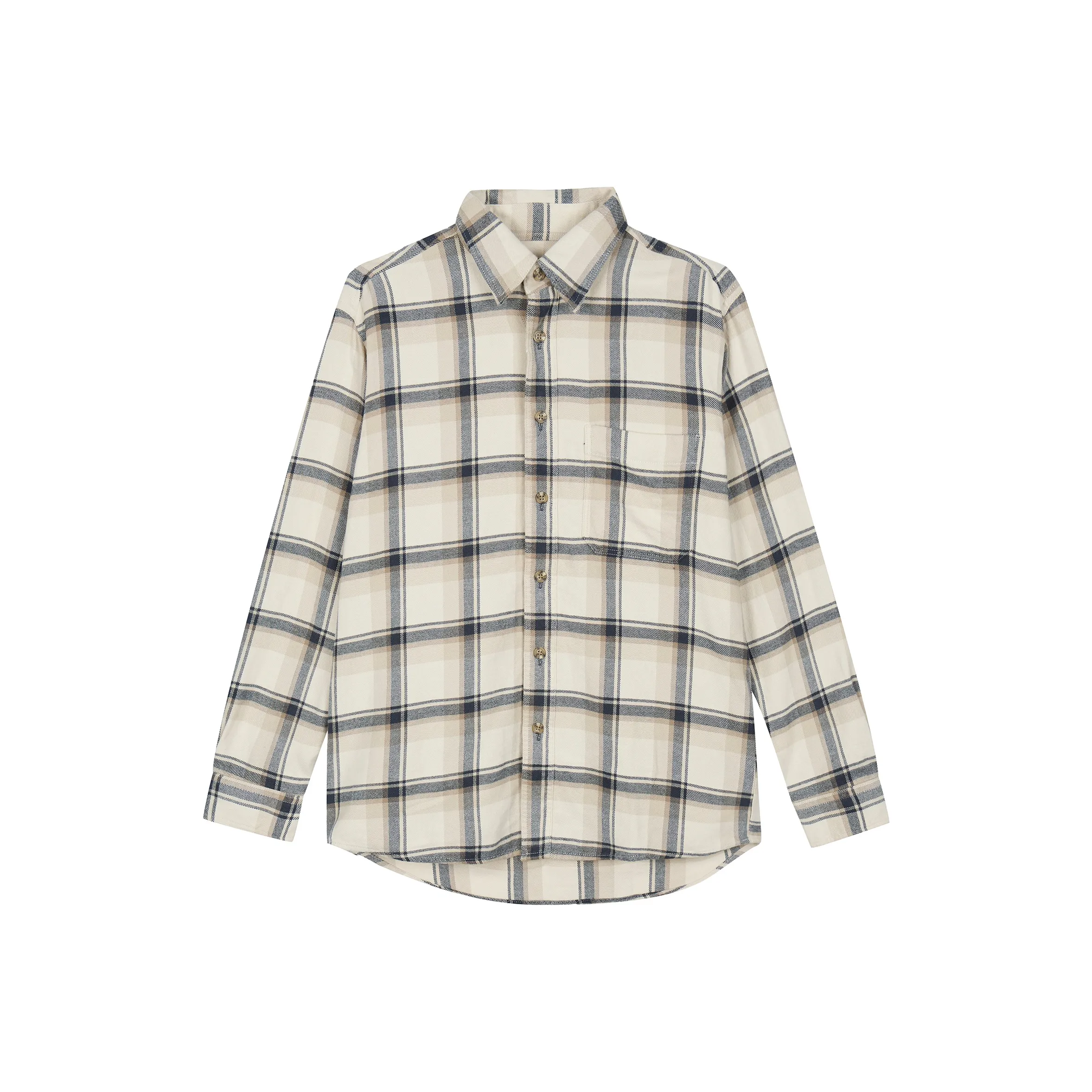 UNIQLO FW23 Рубашка Unisex Light Бежевый