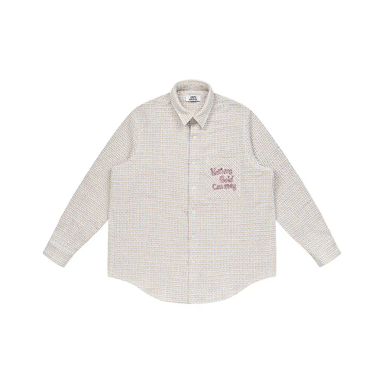 EMPTY REFERENCE Синий Унисекс Рубашки