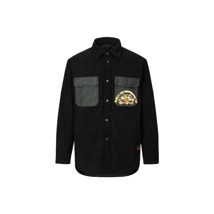 EVISU Мужские Черные Рубашки