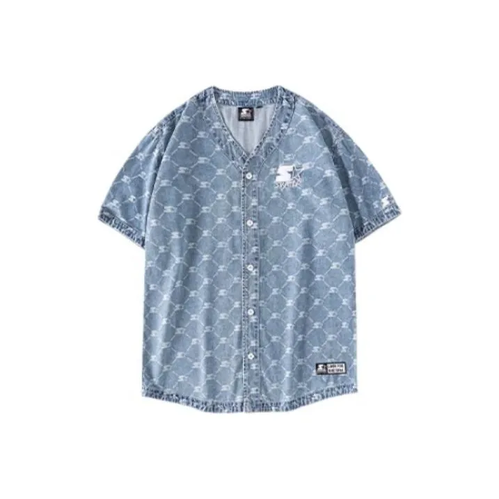 STARTER Shirt Unisex Denim Blue