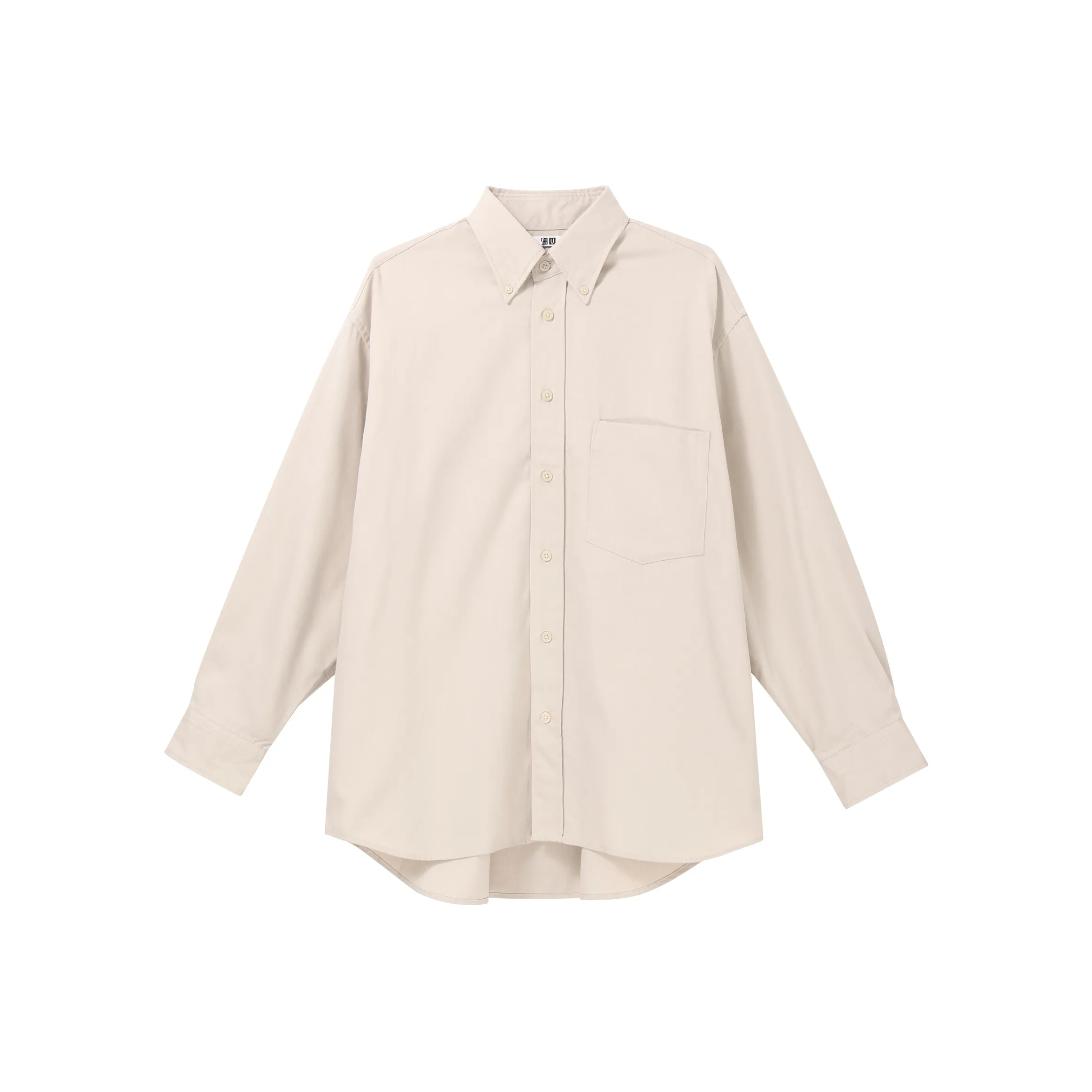 UNIQLO FW23 U Series Рубашка Мужская Светло-Серый