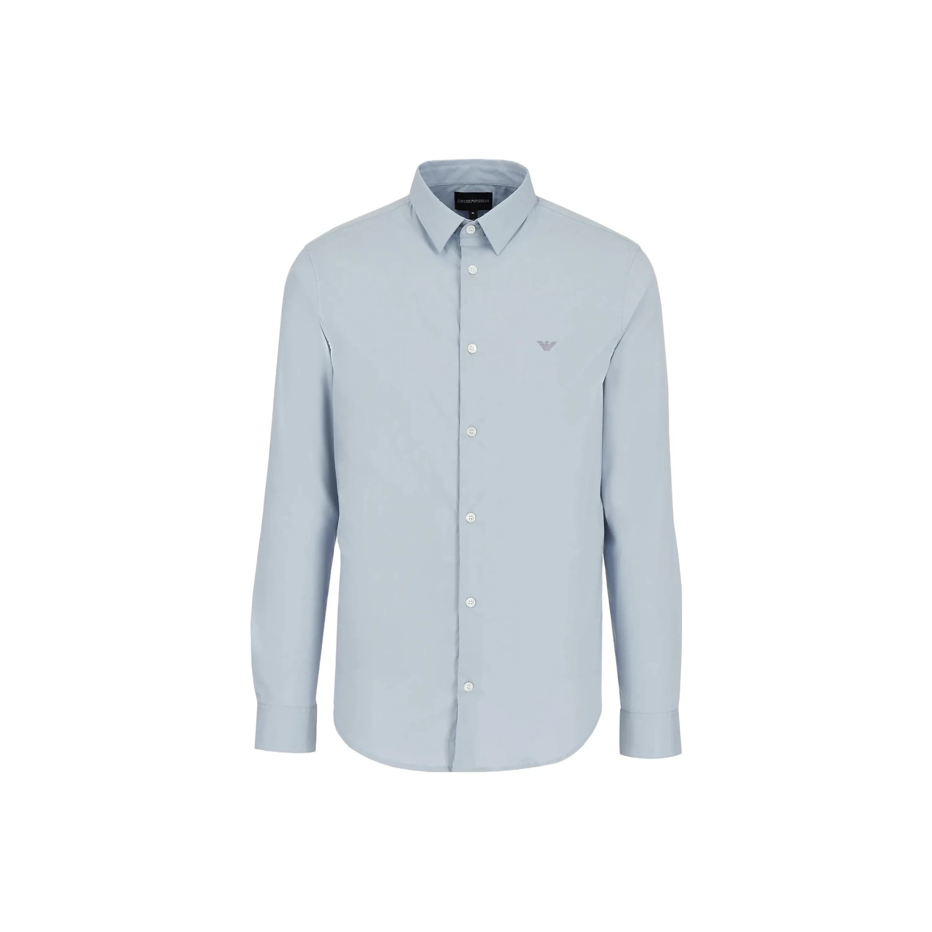 EMPORIO ARMANI SS23 Рубашка Мужская Синяя