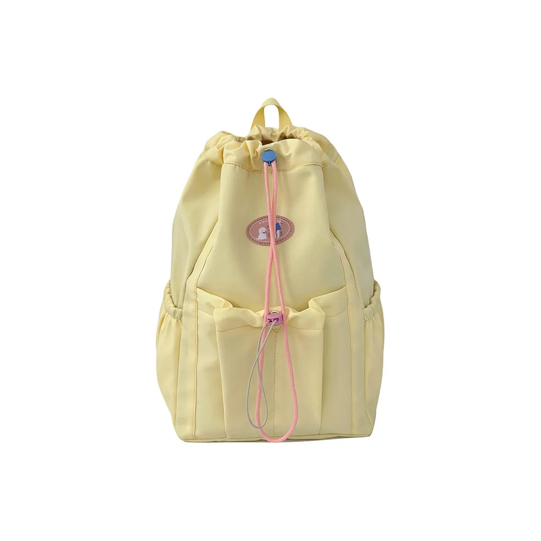 NX DOUGHNUT Nylon Шнурок Застежка Рюкзак Женский Многоцветный