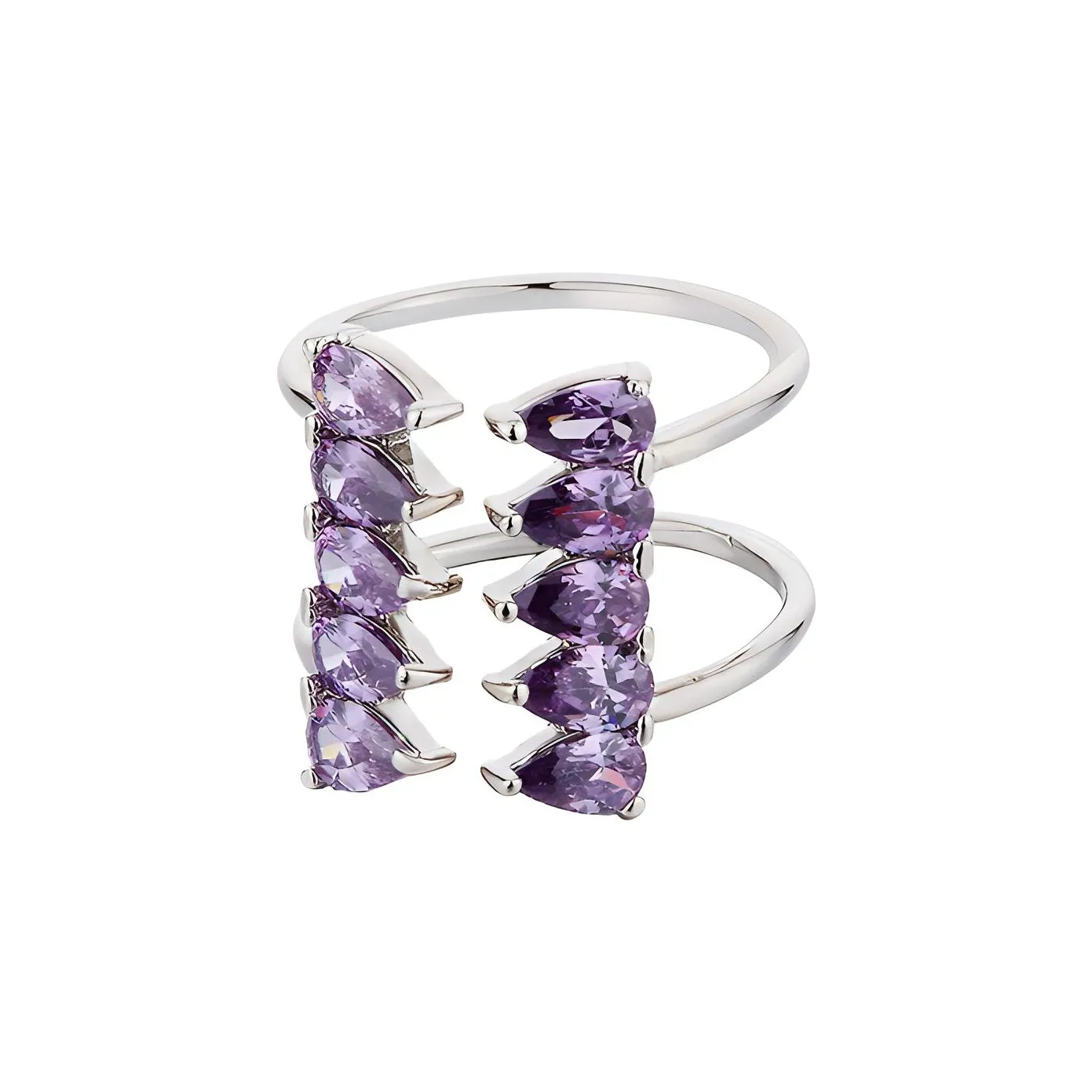 Glam Ever Регулируемые кольца с отверстием Женские