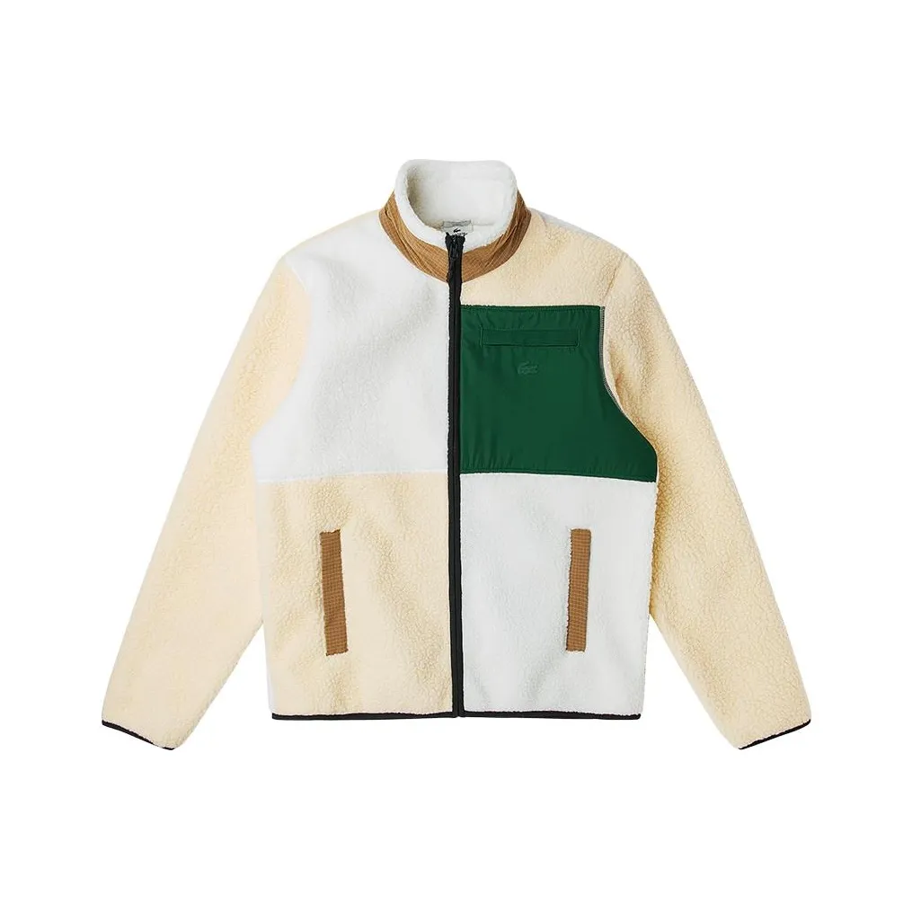 LACOSTE Sweatshirt Unisex Beige Yellow
