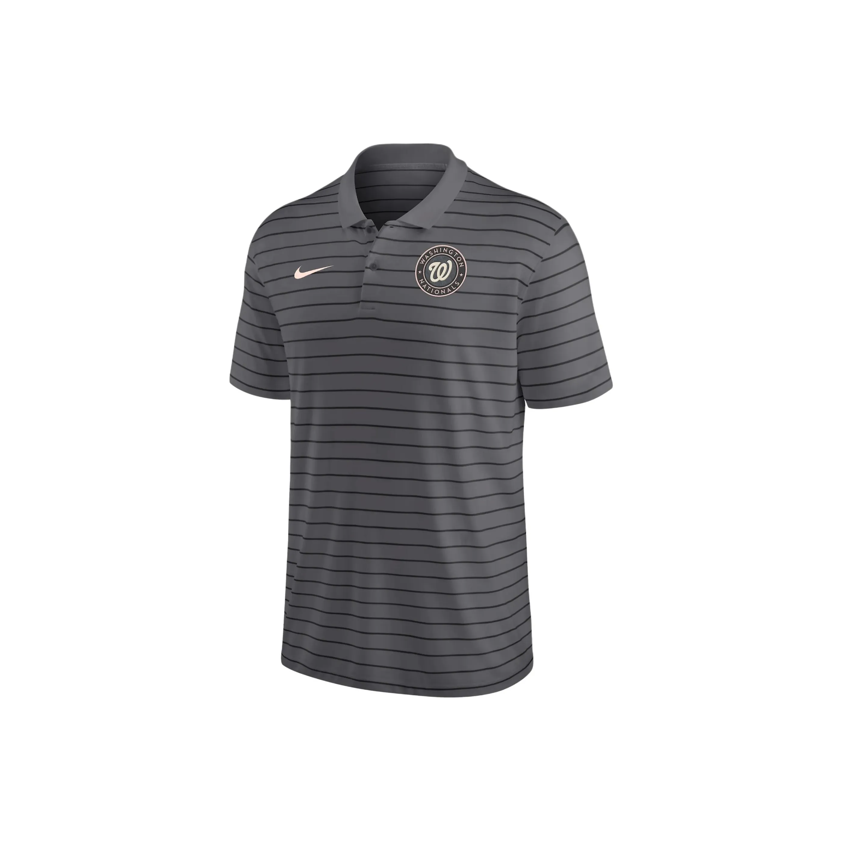 Nike x MLB Dri FIT City Connect Victory Polo Shirt Washington Nationals Men's Charcoal