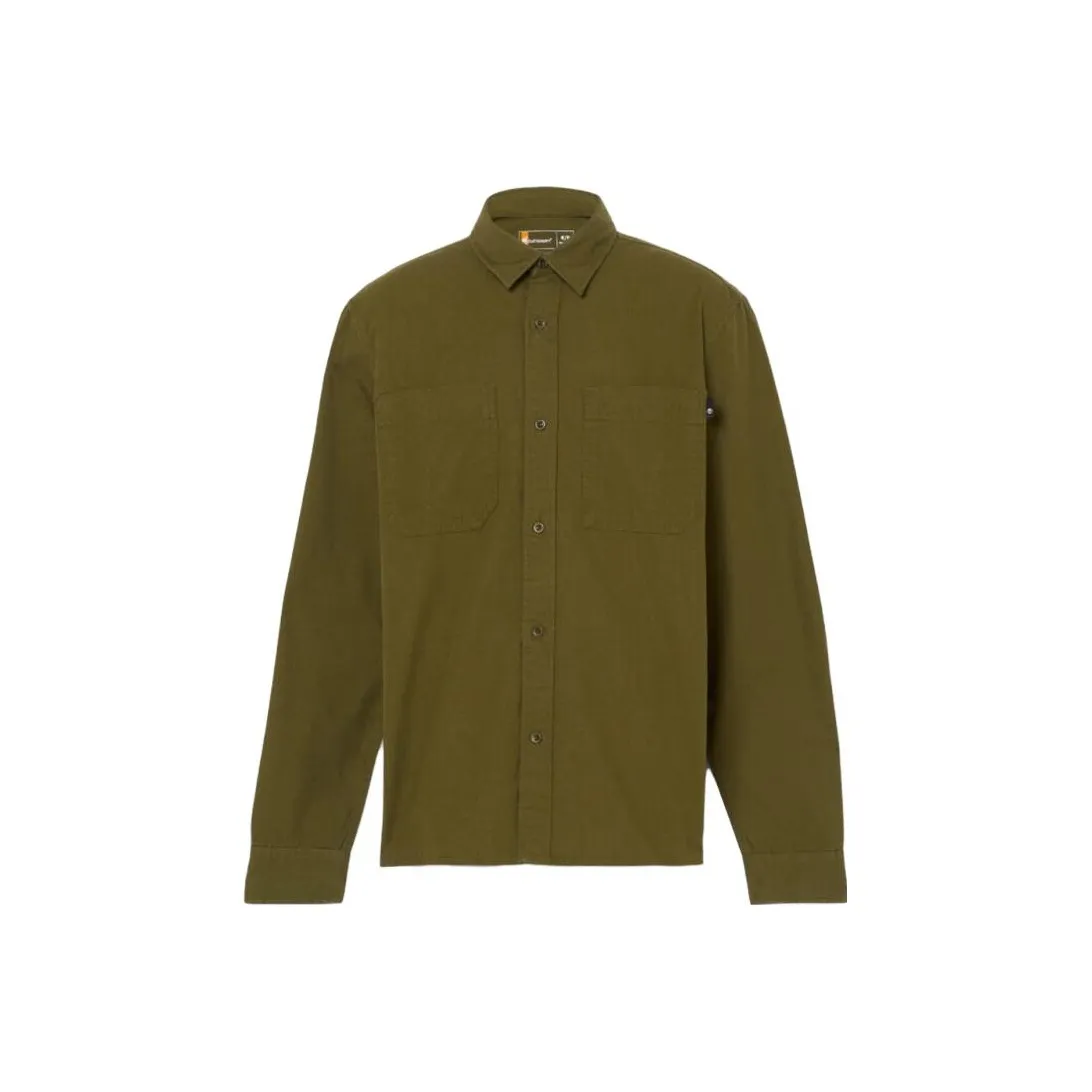 Timberland Рубашка Мужская Оливково-Зеленая