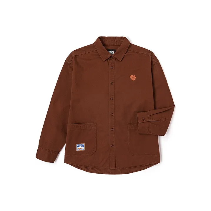 Lee Коричневые Унисекс Рубашки