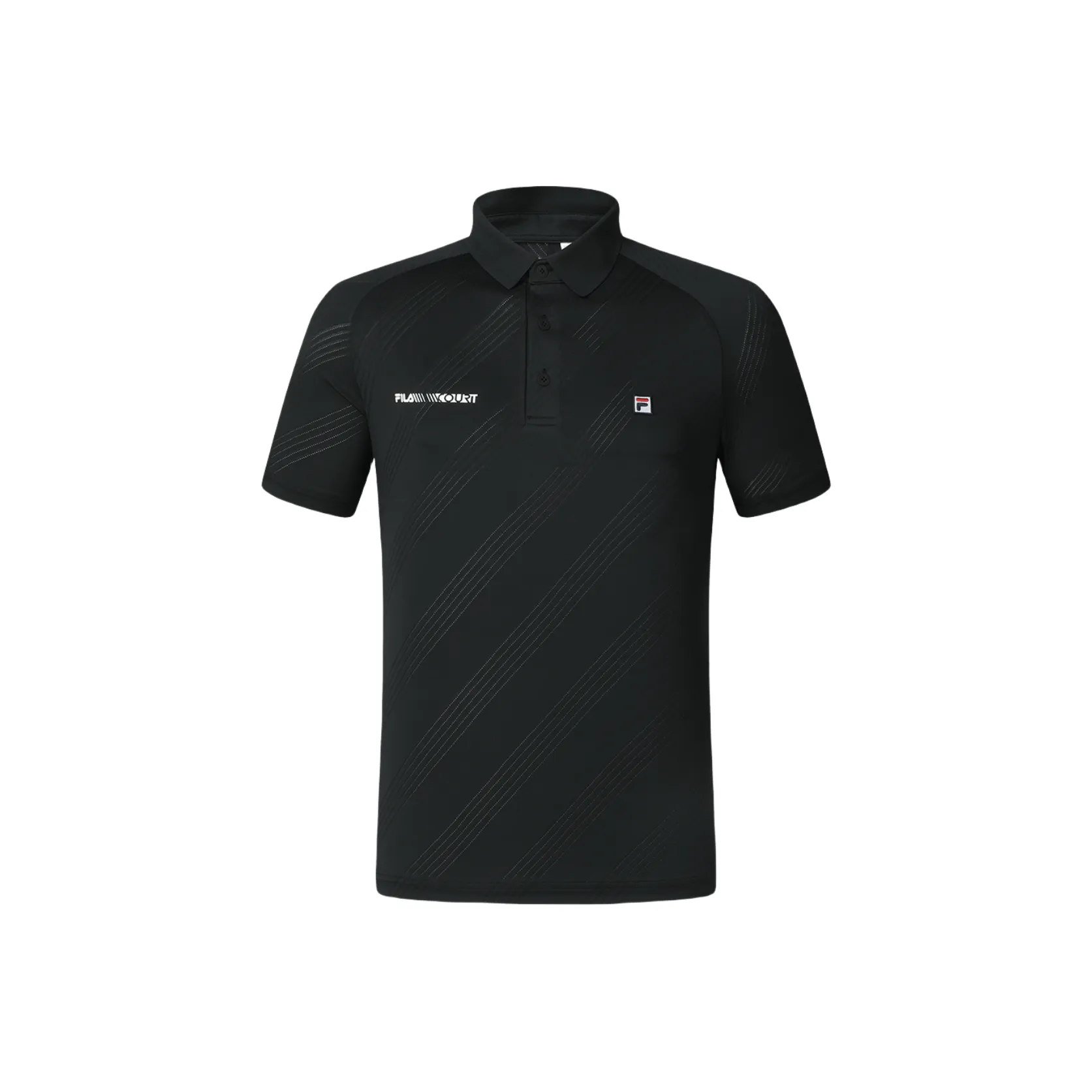 FILA Теннис Темный CURRENT Черный Мужская Поло