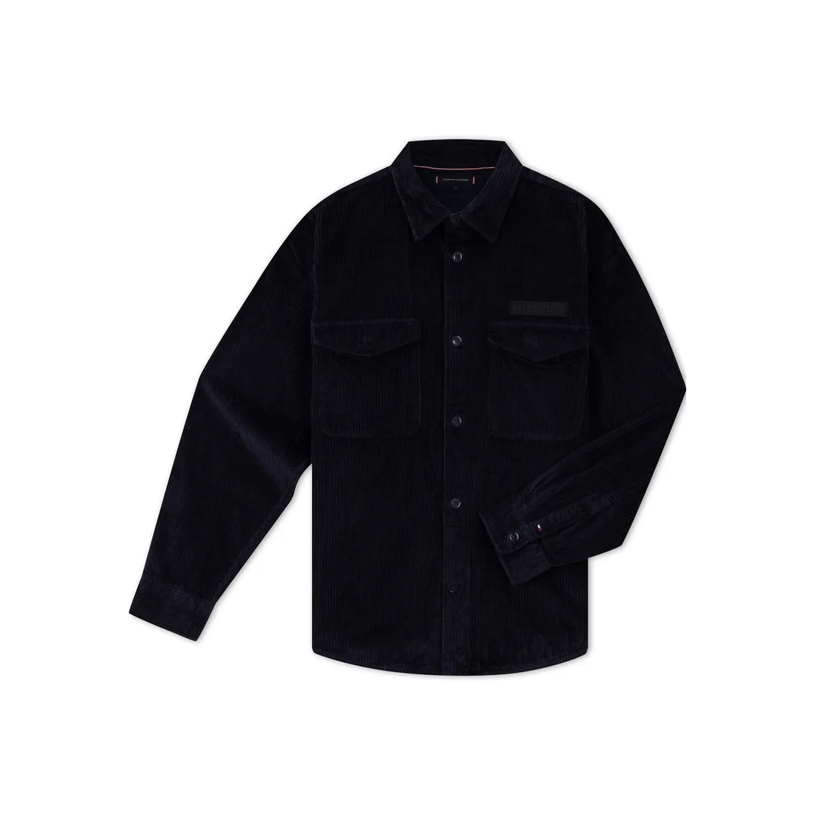 Tommy Hilfiger Rubberised logo Corduroy Overshirt