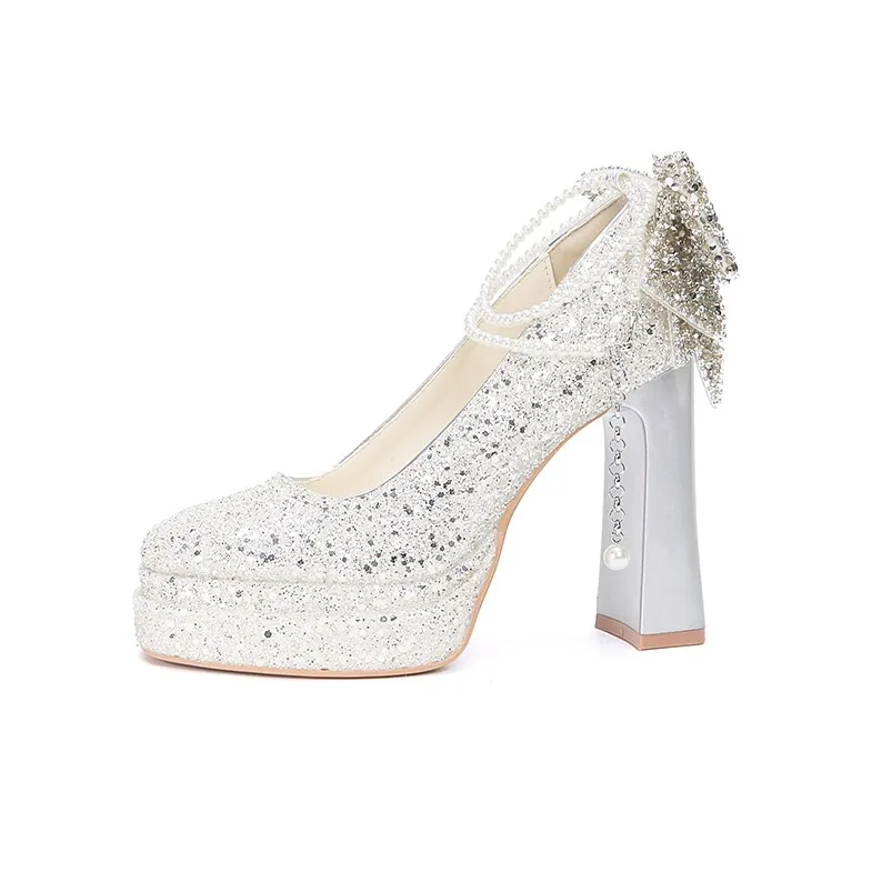 HKCP Грубый каблук Высокие каблуки Женские