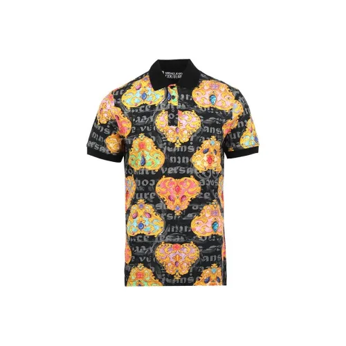 VERSACE JEANS COUTURE Черный Мужское Поло