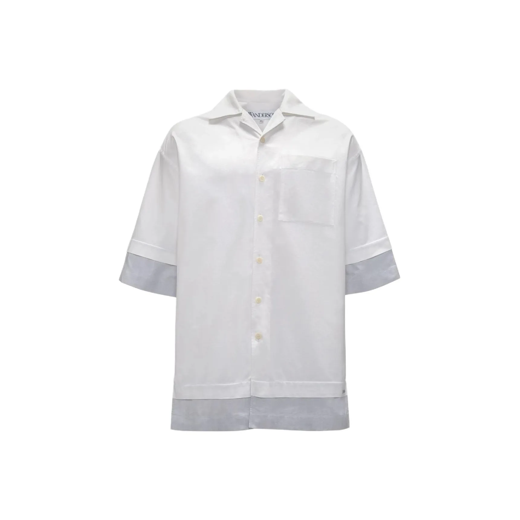 JW Anderson SS24 Рубашка Мужская Белая