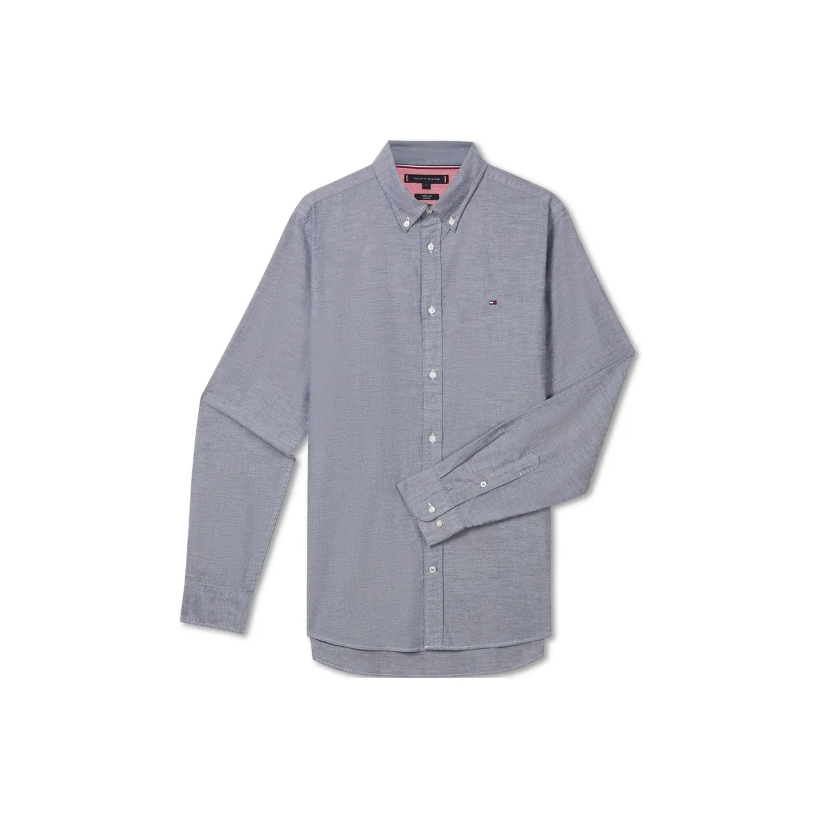 Tommy Hilfiger Рубашка Мужская Синяя Серый