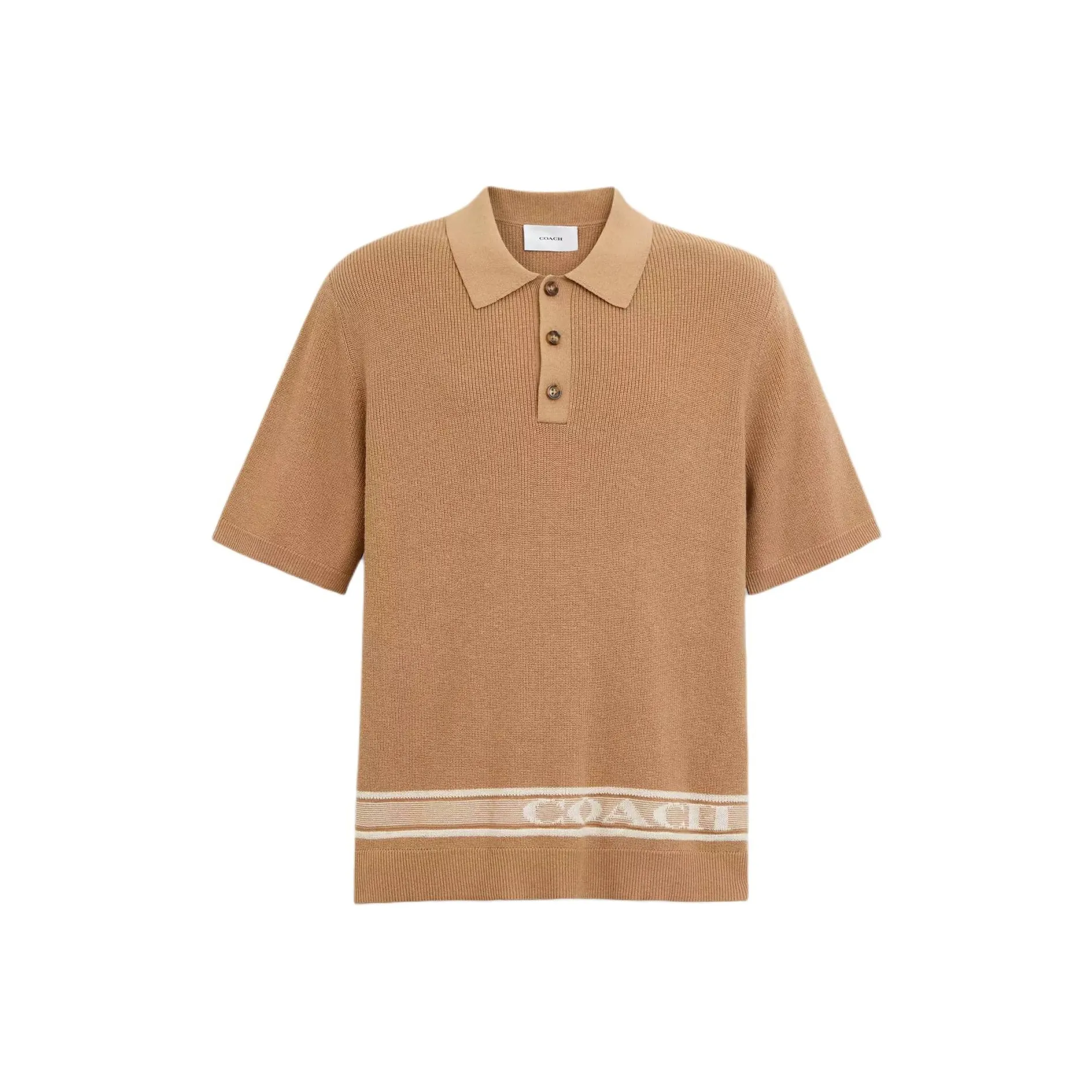 COACH Polo Shirts Men's Brown