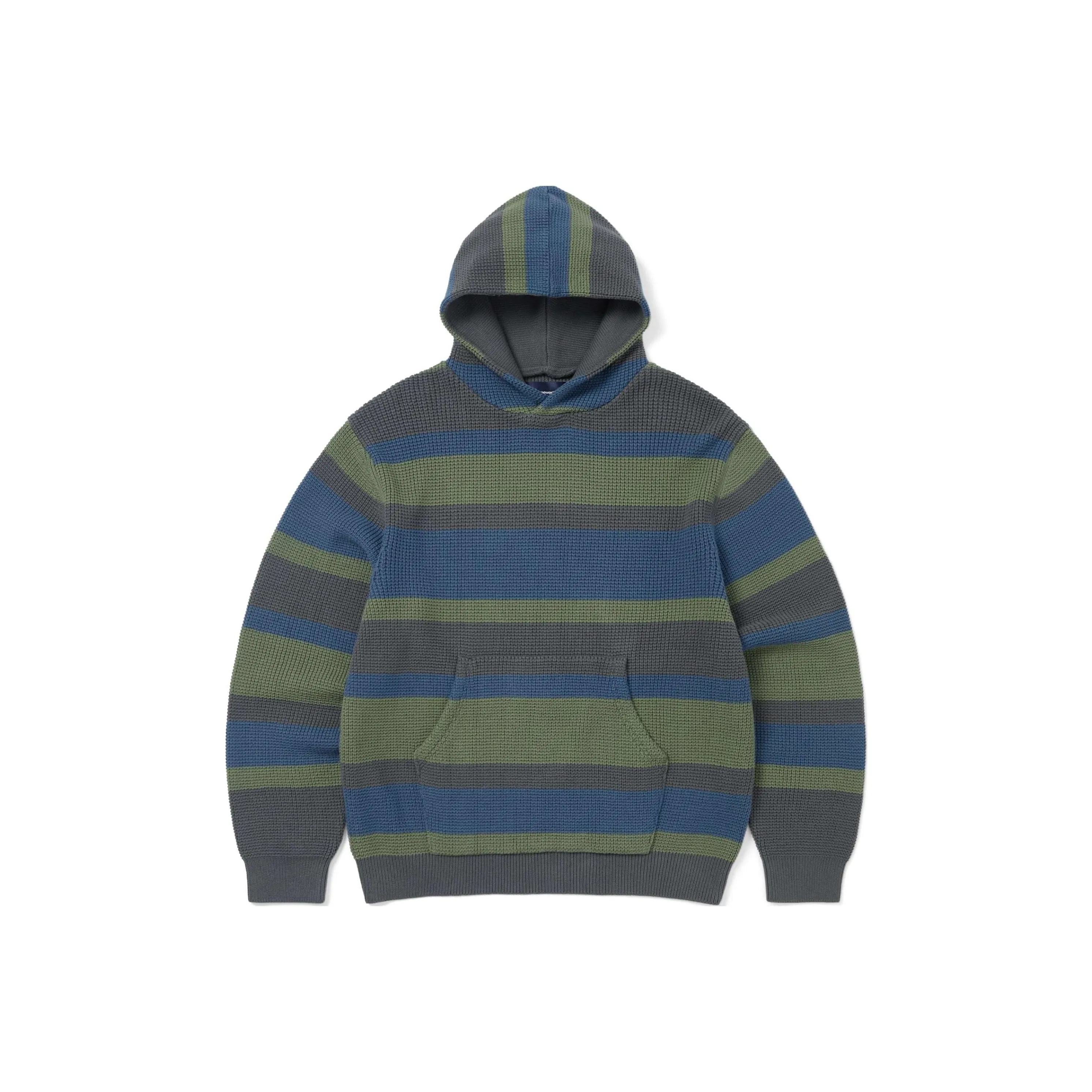 Thisisneverthat Striped Waffle Knit Hoodie