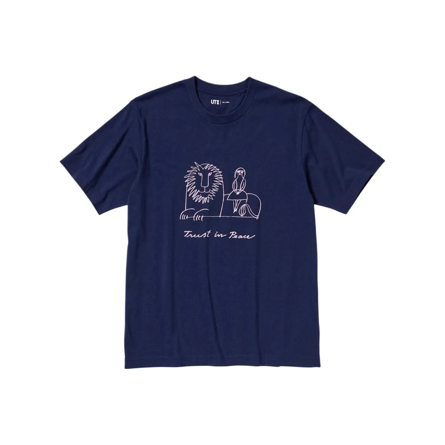 UNIQLO/UNIQLO Peace For All Series T Shirt Unisex Navy Blue