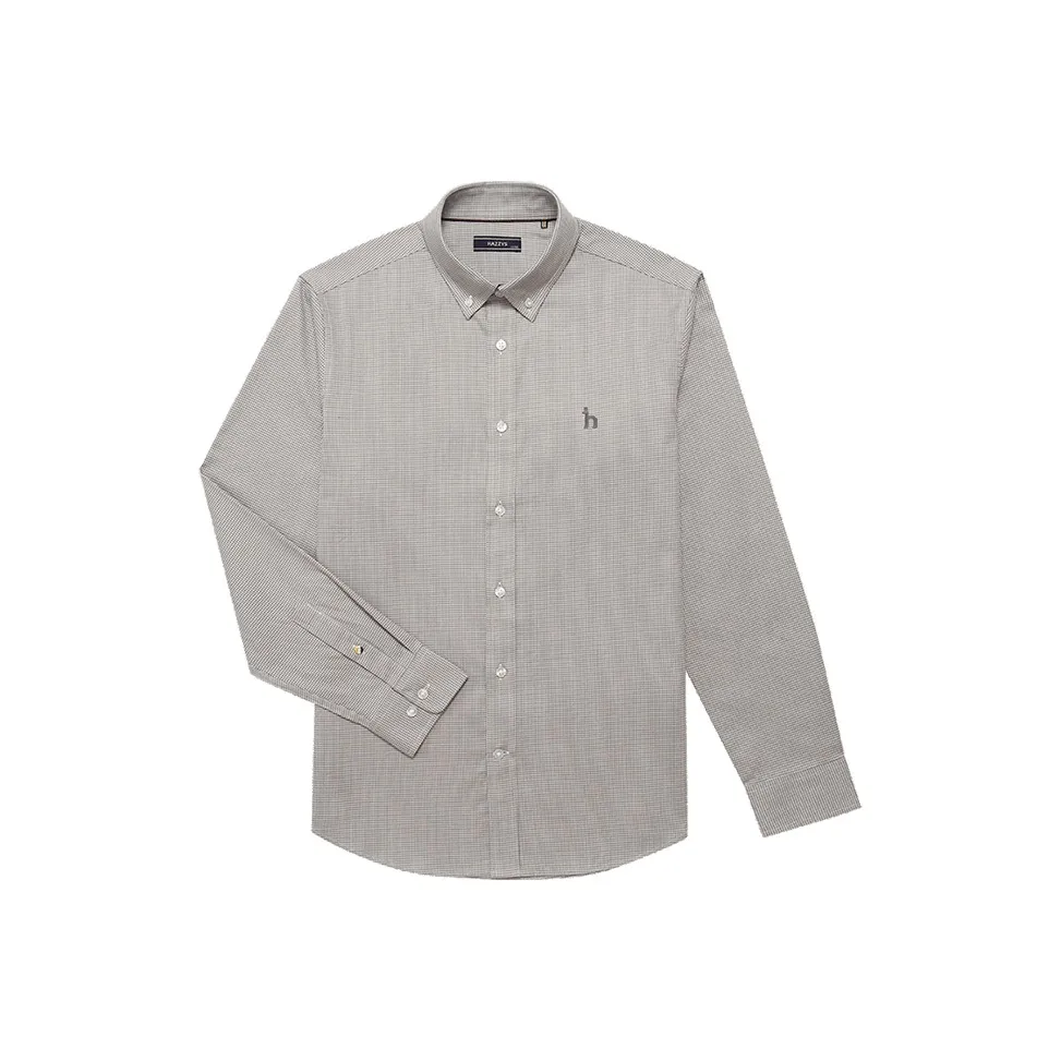HAZZYS Длинный рукав мужская рубашка