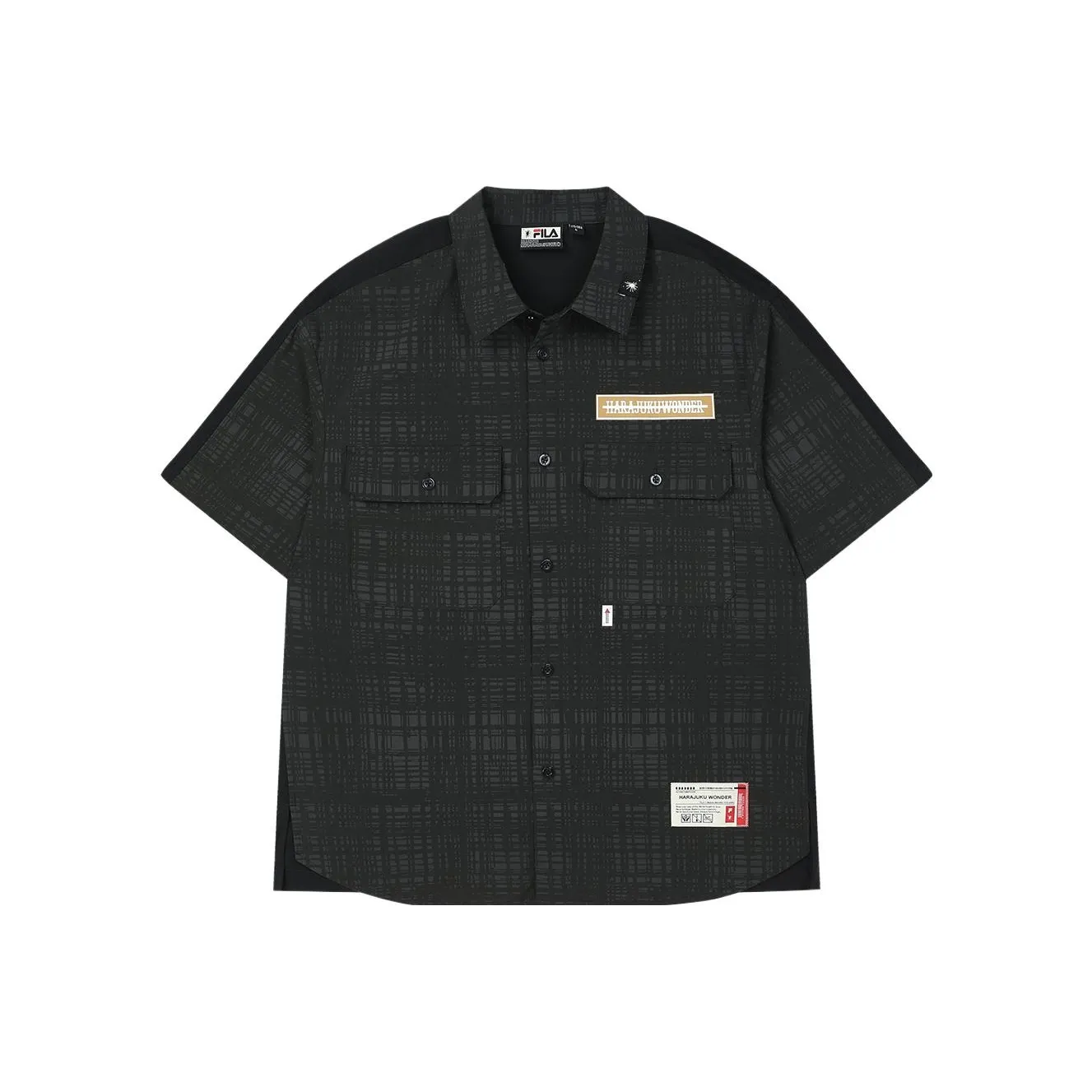 FILA Глубокий Черный Мужские Рубашки