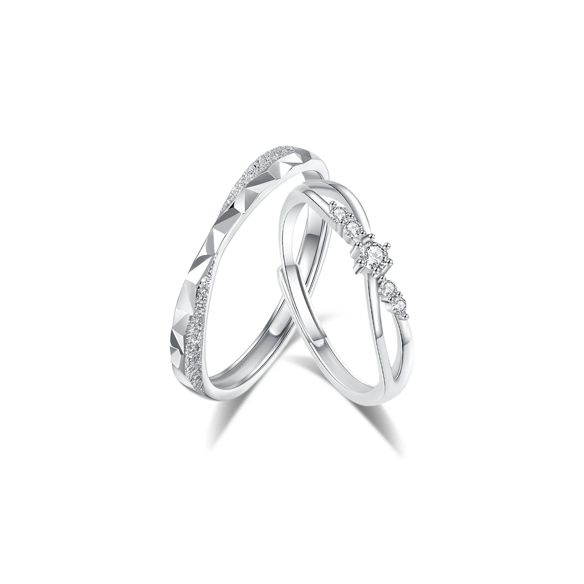 Zocai Colored Gemstone Rings Unisex