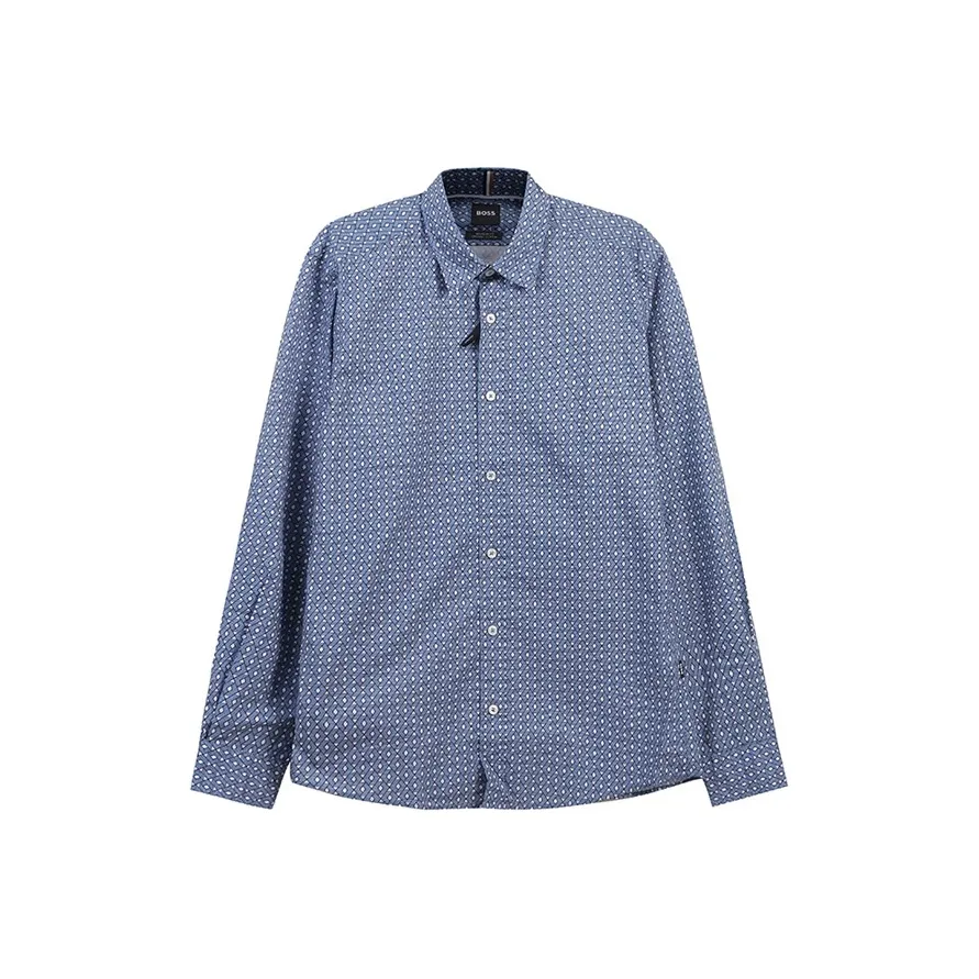 HUGO BOSS SS24 Shirt Men's Blue