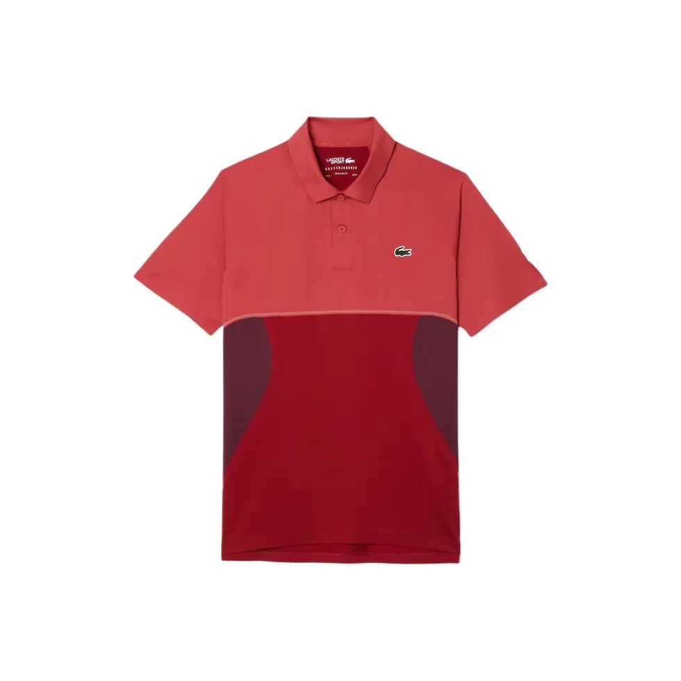 LACOSTE Collaboration Djokovic Коллаборация Поло Мужское Розовое