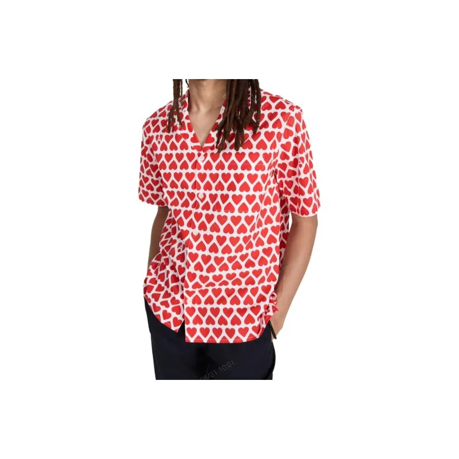 AMIPARIS Красный Белый Мужские Рубашки