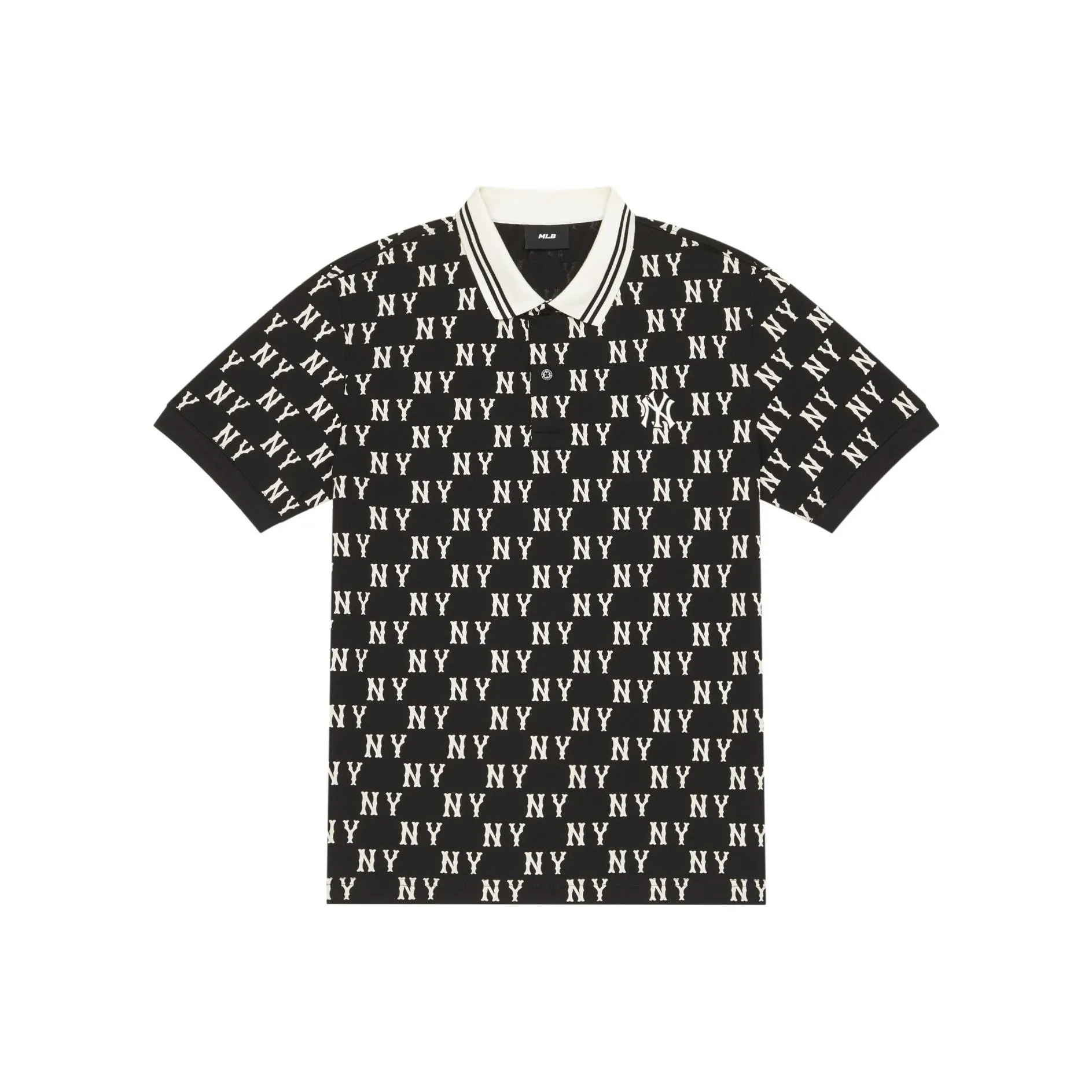 MLB MONOGRAM Collection New York Yankees SS24 Polo Shirt Unisex Black