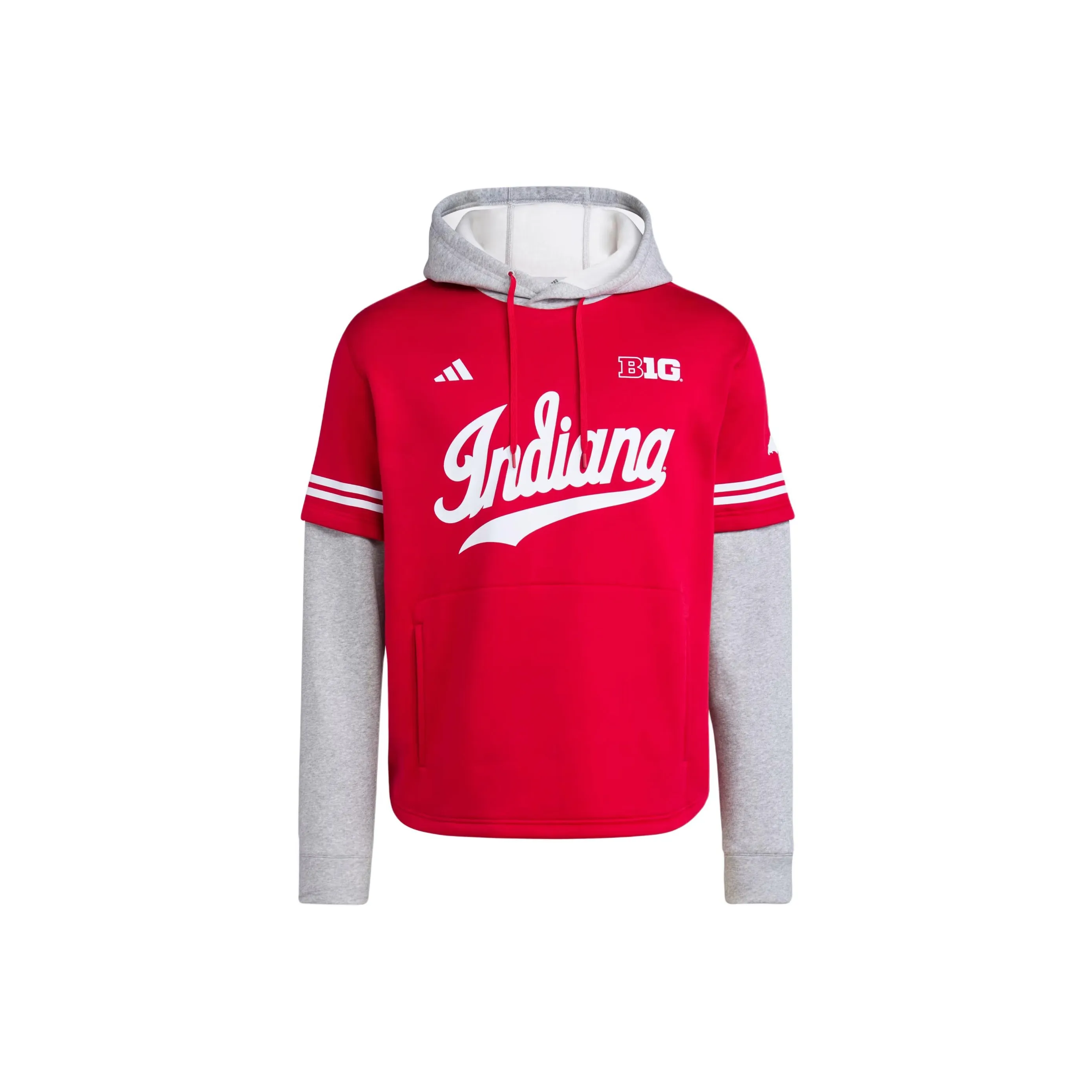 Adidas Free Shipping With AdiClub Indiana Hoosiers Hooded Jersey