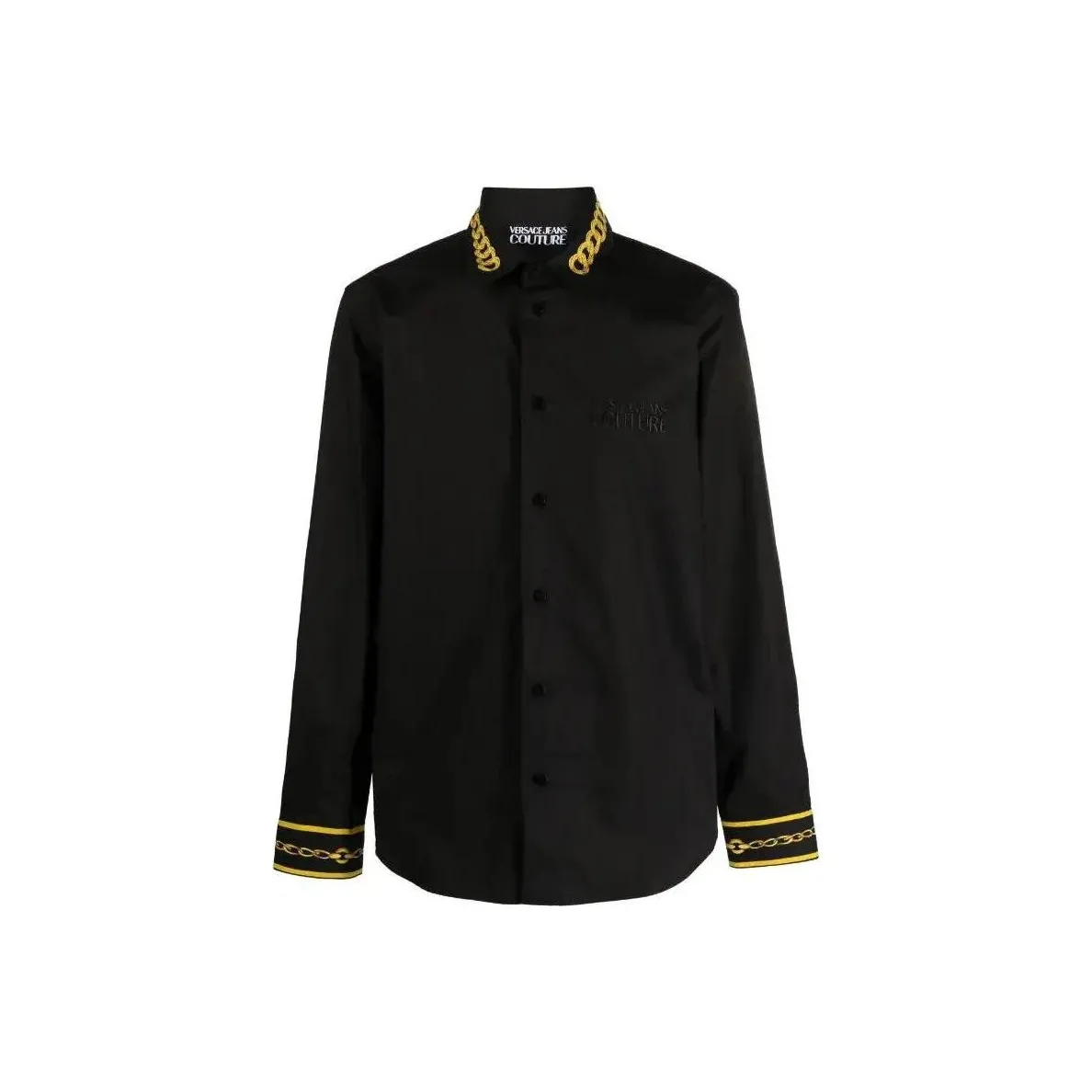 VERSACE JEANS COUTURE Рубашка Мужская Черная