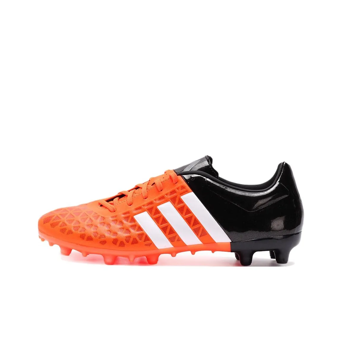 Adidas Ace AG Искусственная трава FG Твердый грунт Противоскользящие Устойчивые к истиранию Футбольные бутсы Мужские Оранжево-черные